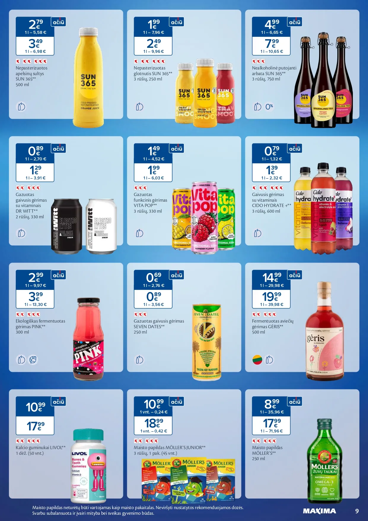 MAXIMA akcijų ir nuolaidų leidinys Nr. 4 nuo 2026.01.20 iki 2026.01.26 - 9