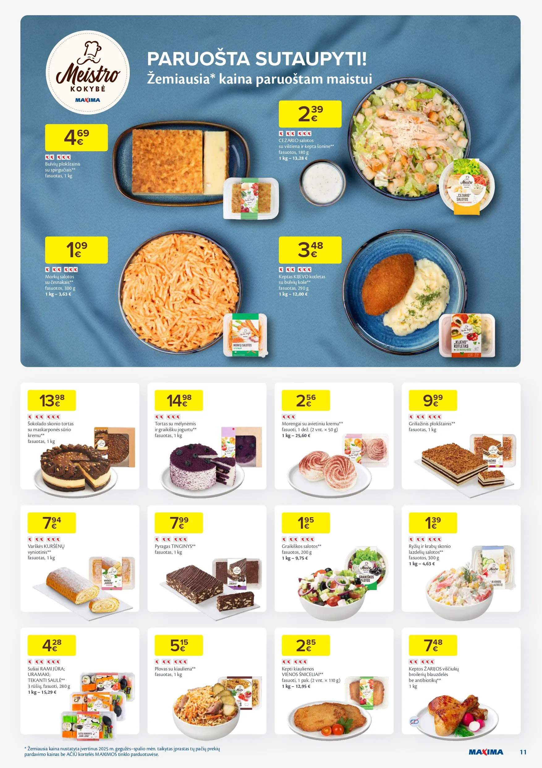 MAXIMA akcijų ir nuolaidų leidinys Nr.49 nuo 2025.12.02 iki 2025.12.08 - 11