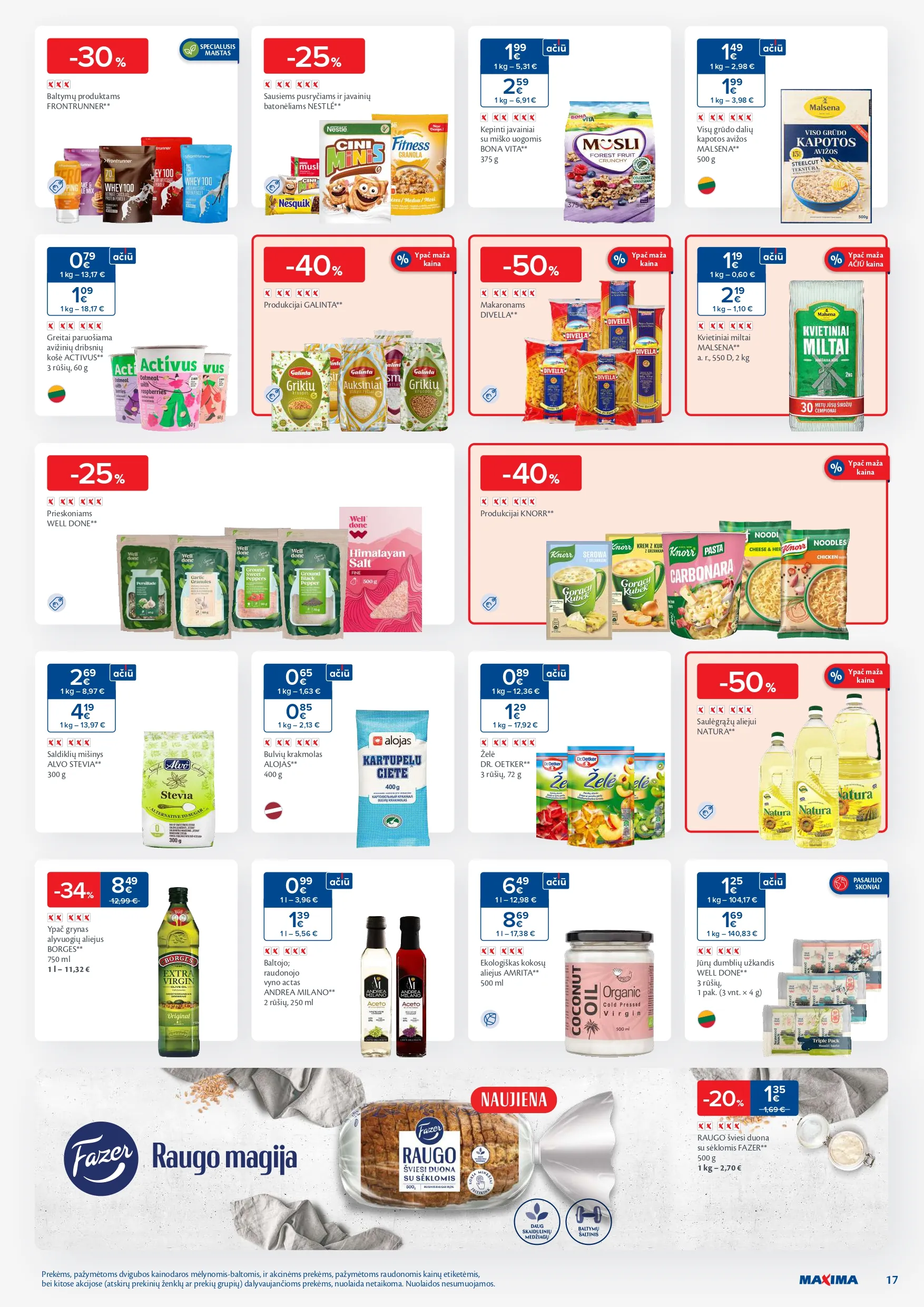 MAXIMA akcijų ir nuolaidų leidinys Nr.49 nuo 2025.12.02 iki 2025.12.08 - 17