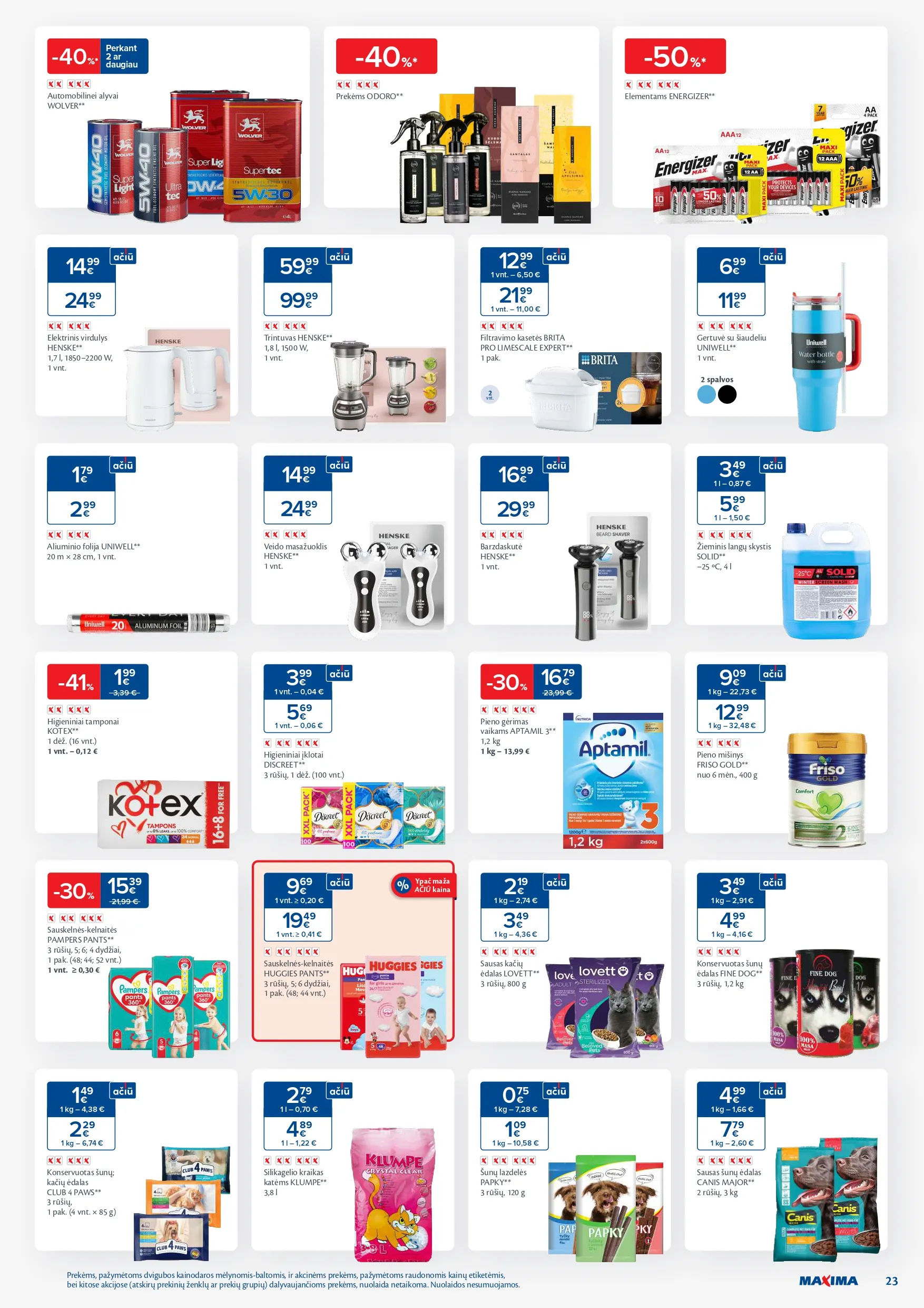 MAXIMA akcijų ir nuolaidų leidinys Nr.49 nuo 2025.12.02 iki 2025.12.08 - 23