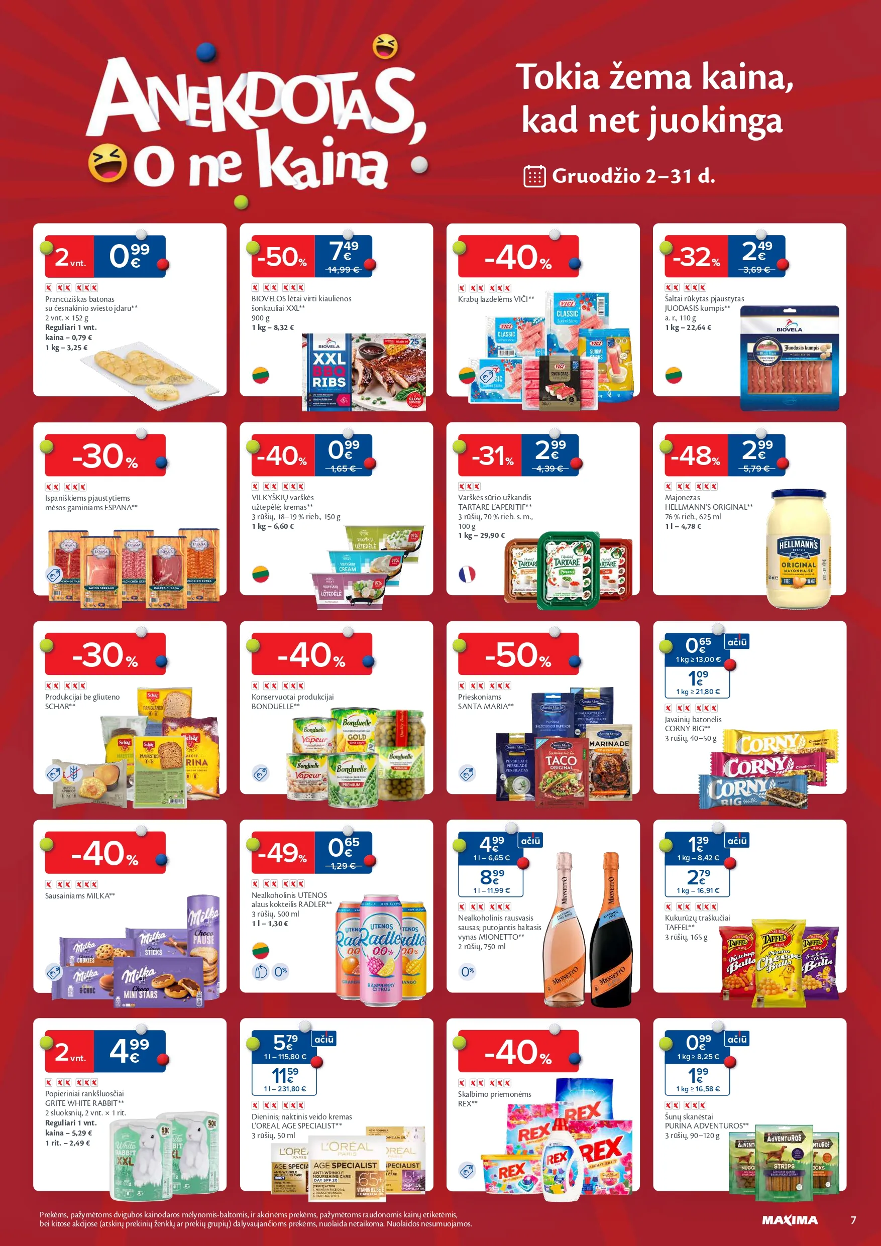 MAXIMA akcijų ir nuolaidų leidinys Nr.49 nuo 2025.12.02 iki 2025.12.08 - 7