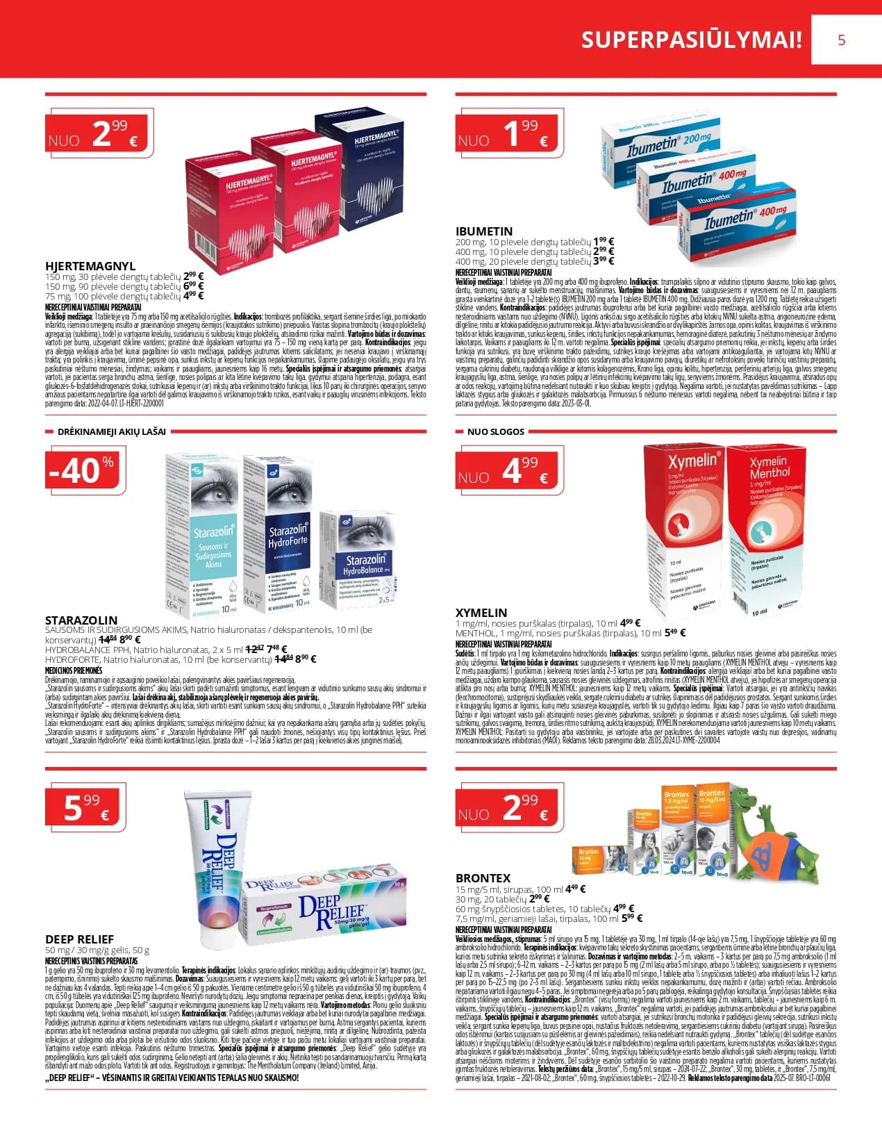 NORFA VAISTINĖ akcijų ir nuolaidų ledinys nuo 2026.02.01 iki 2026.02.28 - 5