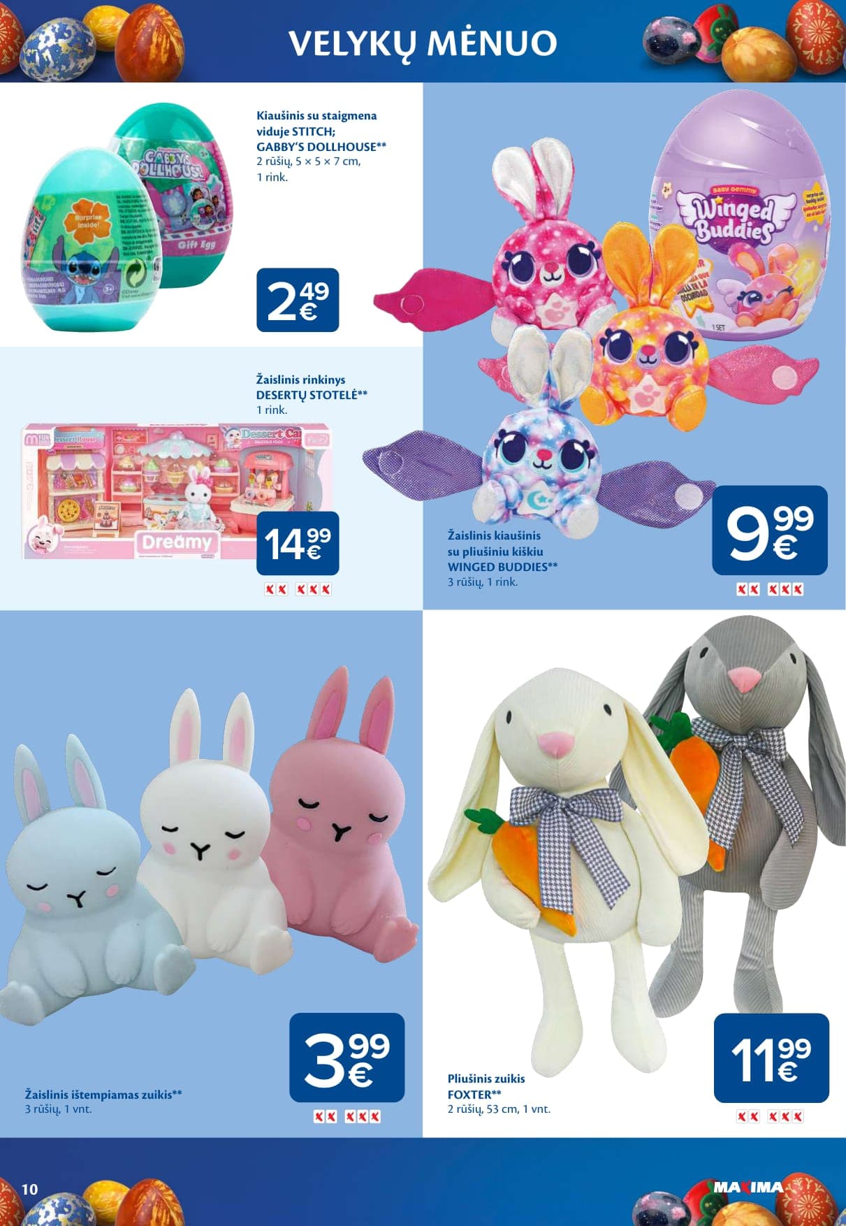 Naujas MAXIMA akcijų ir nuolaidų leidinys "Velykų mėnuo" nuo 2026.03.03 iki 2026.04.06 - 10