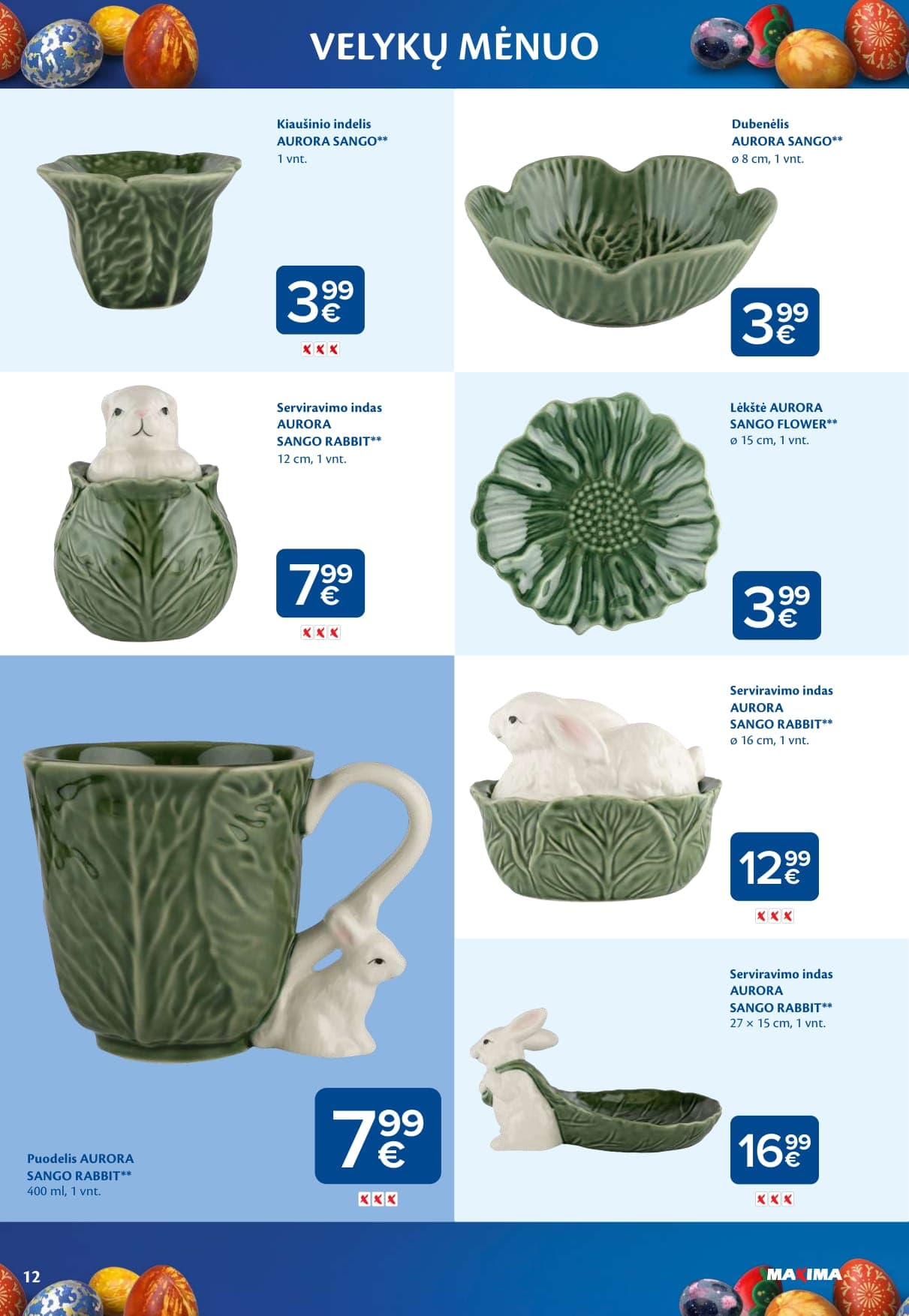 Naujas MAXIMA akcijų ir nuolaidų leidinys "Velykų mėnuo" nuo 2026.03.03 iki 2026.04.06 - 12