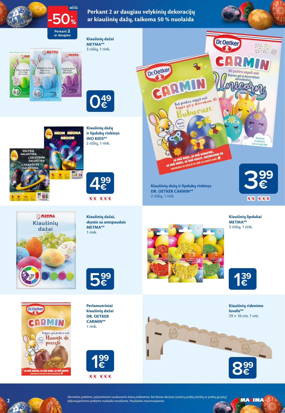 Naujas MAXIMA akcijų ir nuolaidų leidinys "Velykų mėnuo" nuo 2026.03.03 iki 2026.04.06 - 2