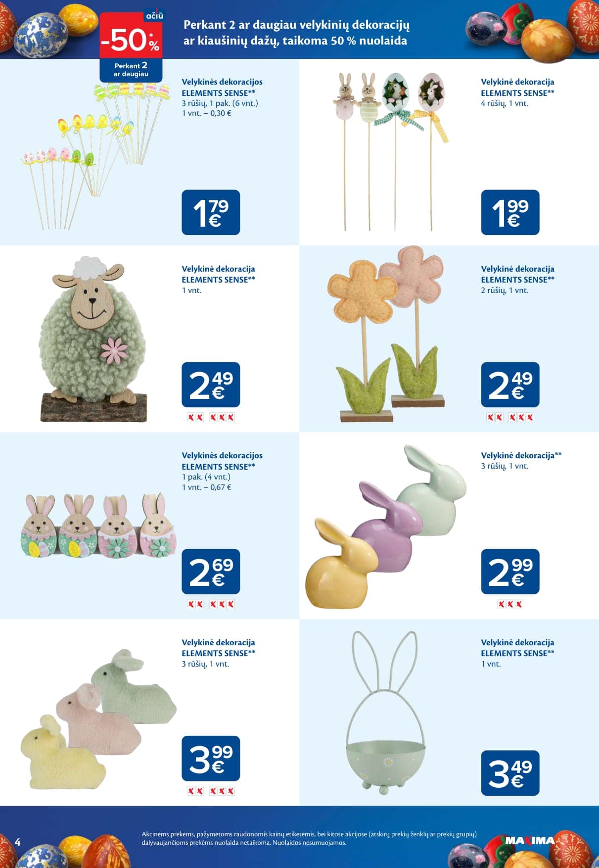 Naujas MAXIMA akcijų ir nuolaidų leidinys "Velykų mėnuo" nuo 2026.03.03 iki 2026.04.06 - 4