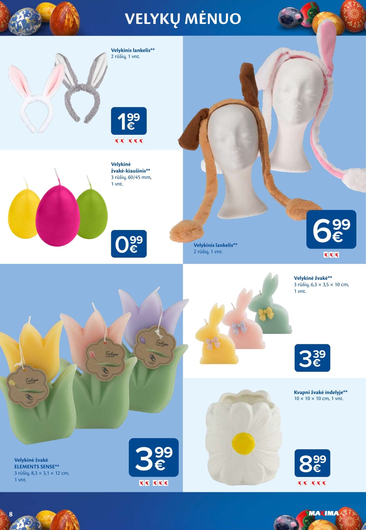 Naujas MAXIMA akcijų ir nuolaidų leidinys "Velykų mėnuo" nuo 2026.03.03 iki 2026.04.06 - 8