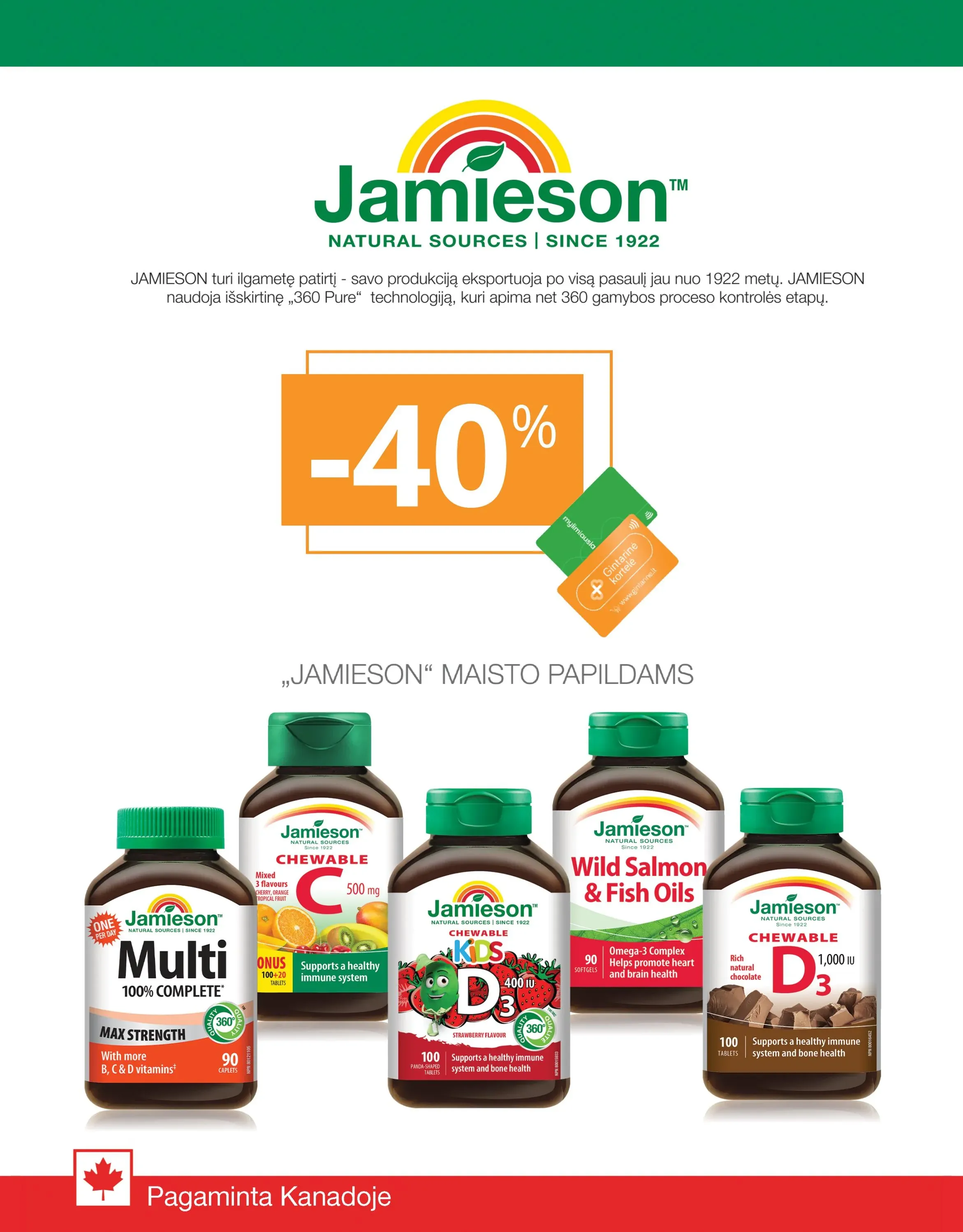 GINTARINĖ VAISTINĖ akcijų ir nuolaidų leidinys nuo 2026.02.01 iki 2026.02.28 - 13