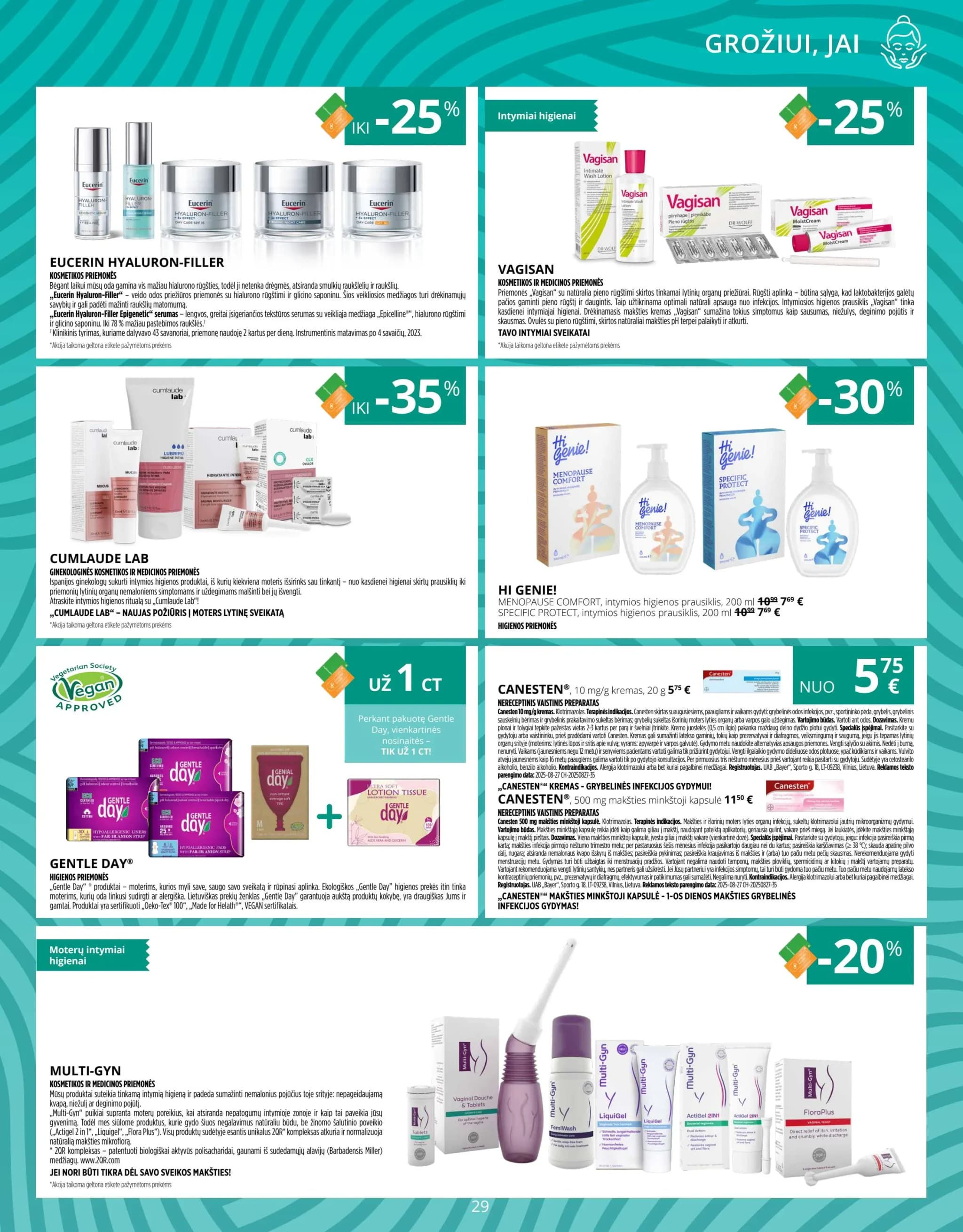 GINTARINĖ VAISTINĖ akcijų ir nuolaidų leidinys nuo 2026.02.01 iki 2026.02.28 - 29