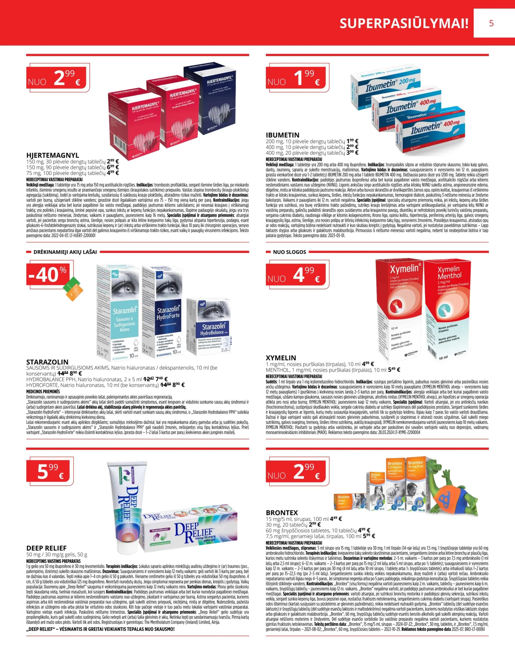 GINTARINĖ VAISTINĖ akcijų ir nuolaidų leidinys nuo 2026.02.01 iki 2026.02.28 - 5