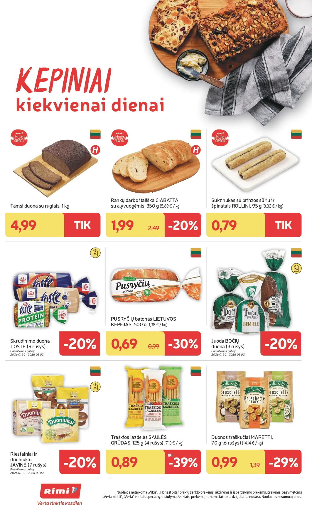 RIMI akcijų ir nuolaidų leidinys Nr. 4 nuo 2026.01.20 iki 2026.01.26 - 10