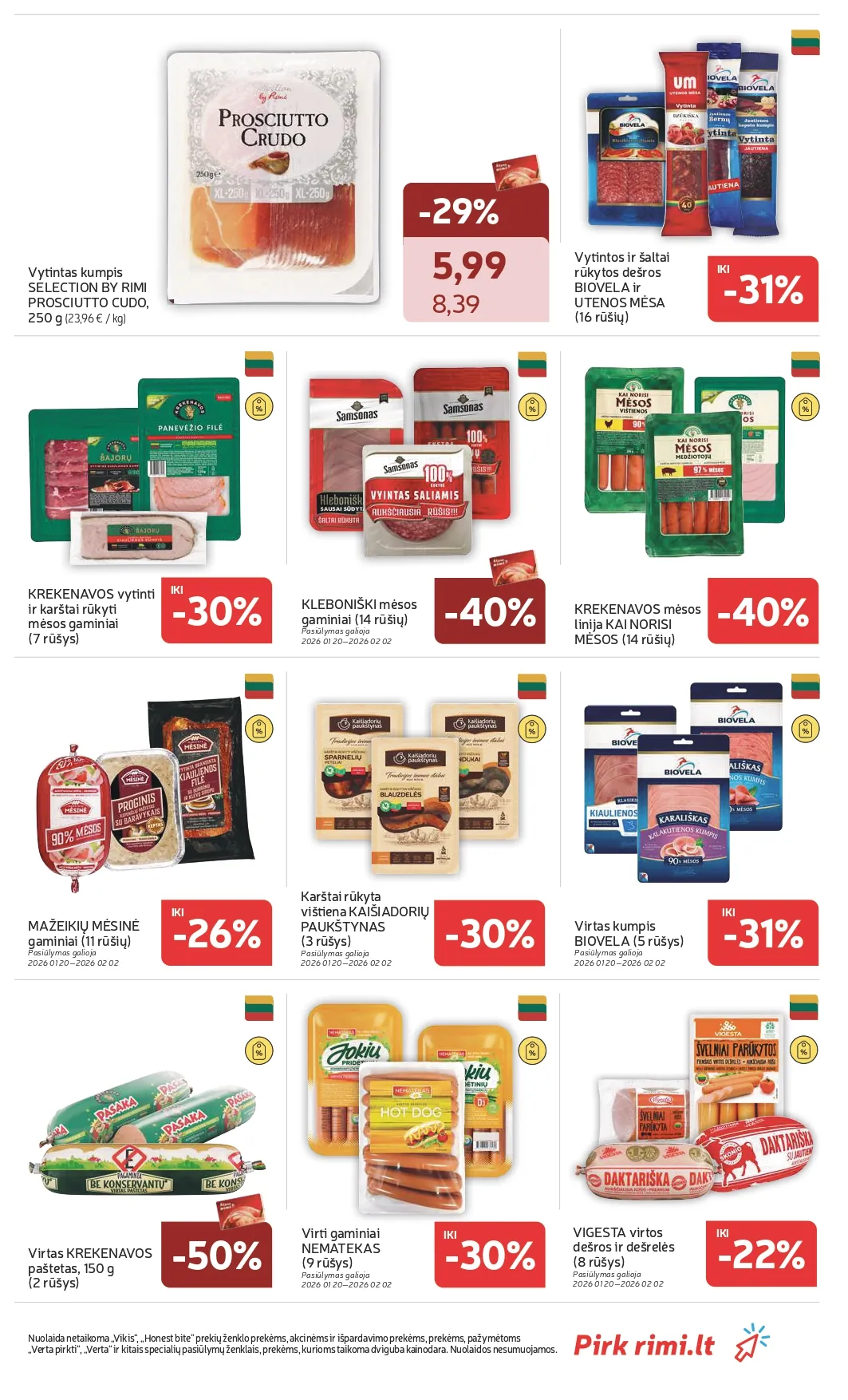 RIMI akcijų ir nuolaidų leidinys Nr. 4 nuo 2026.01.20 iki 2026.01.26 - 11