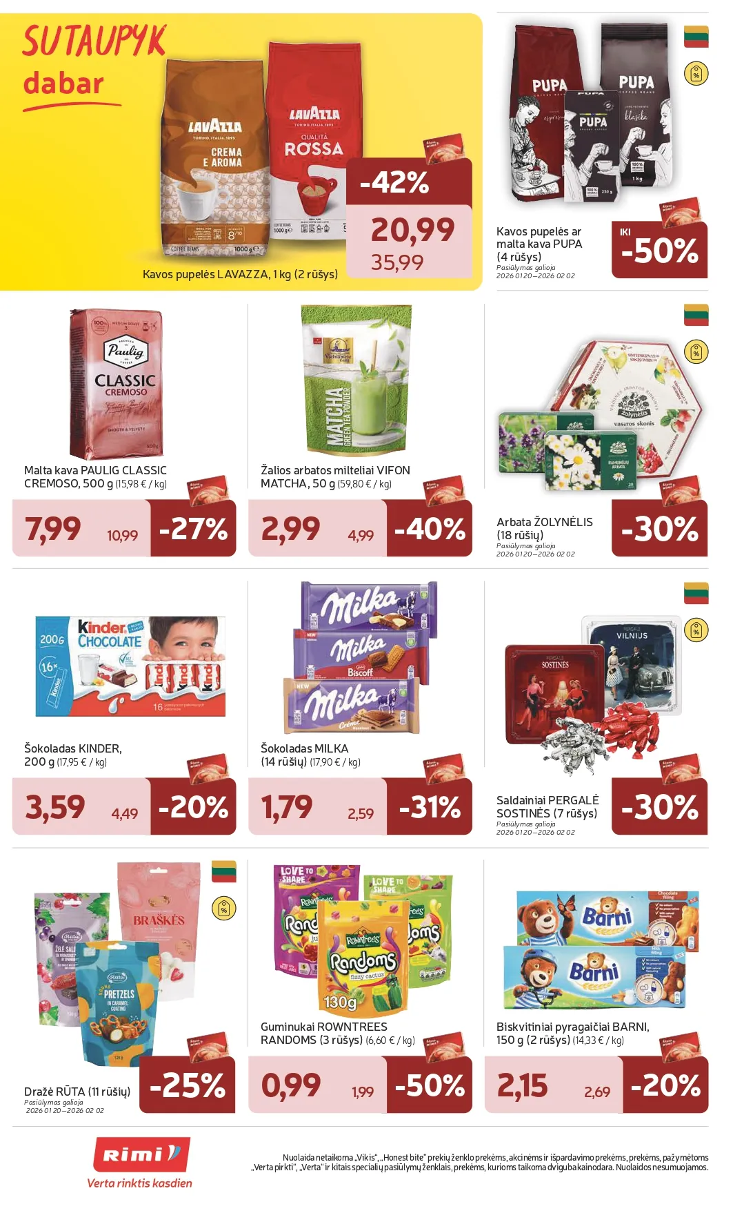 RIMI akcijų ir nuolaidų leidinys Nr. 4 nuo 2026.01.20 iki 2026.01.26 - 18