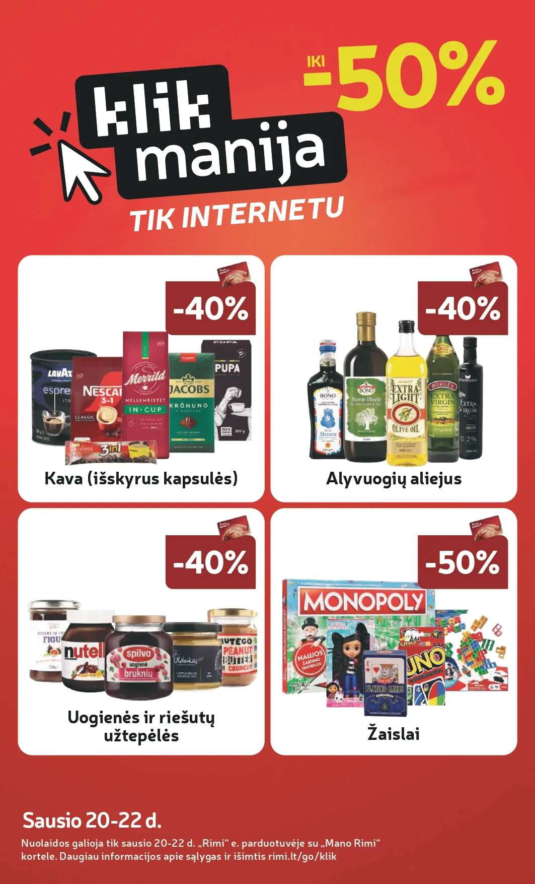 RIMI akcijų ir nuolaidų leidinys Nr. 4 nuo 2026.01.20 iki 2026.01.26 - 26