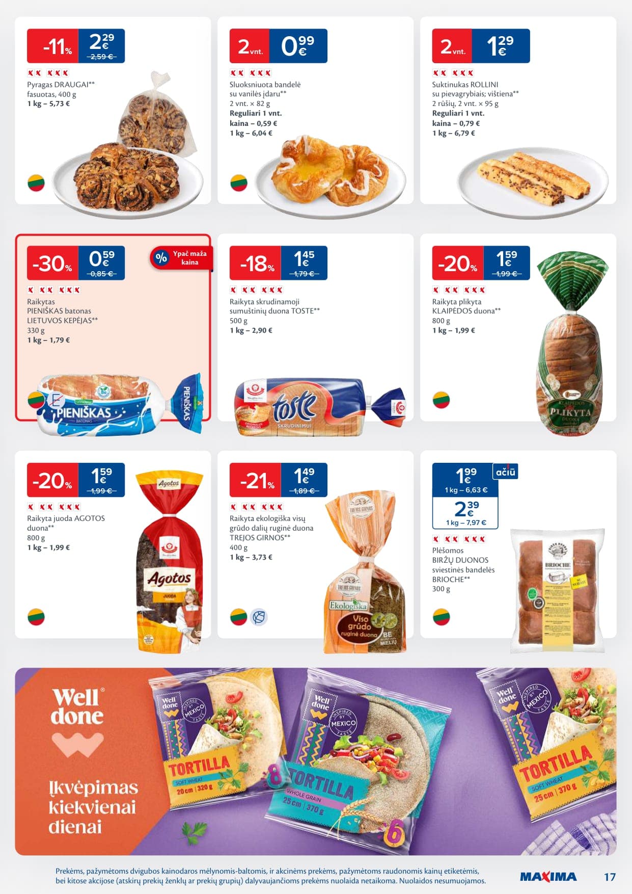 MAXIMA akcijų ir nuolaidų leidinys Nr. 9 nuo 2026.02.24 iki 2026.03.02 - 17