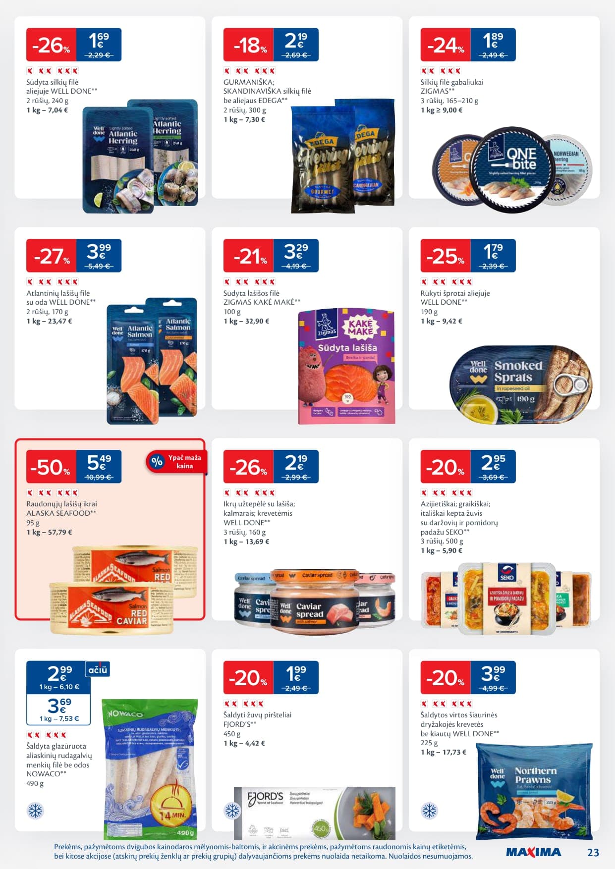 MAXIMA akcijų ir nuolaidų leidinys Nr. 9 nuo 2026.02.24 iki 2026.03.02 - 23