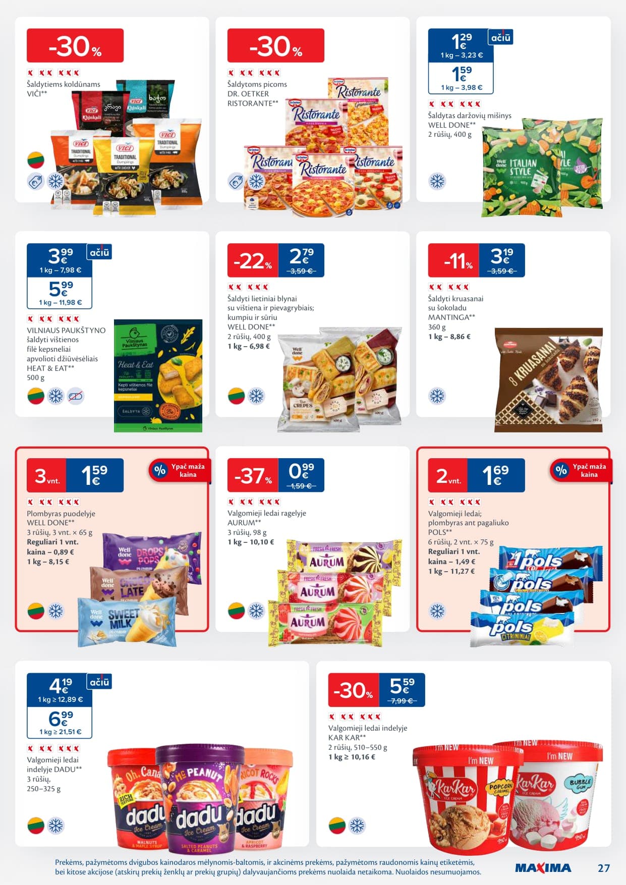 MAXIMA akcijų ir nuolaidų leidinys Nr. 9 nuo 2026.02.24 iki 2026.03.02 - 27