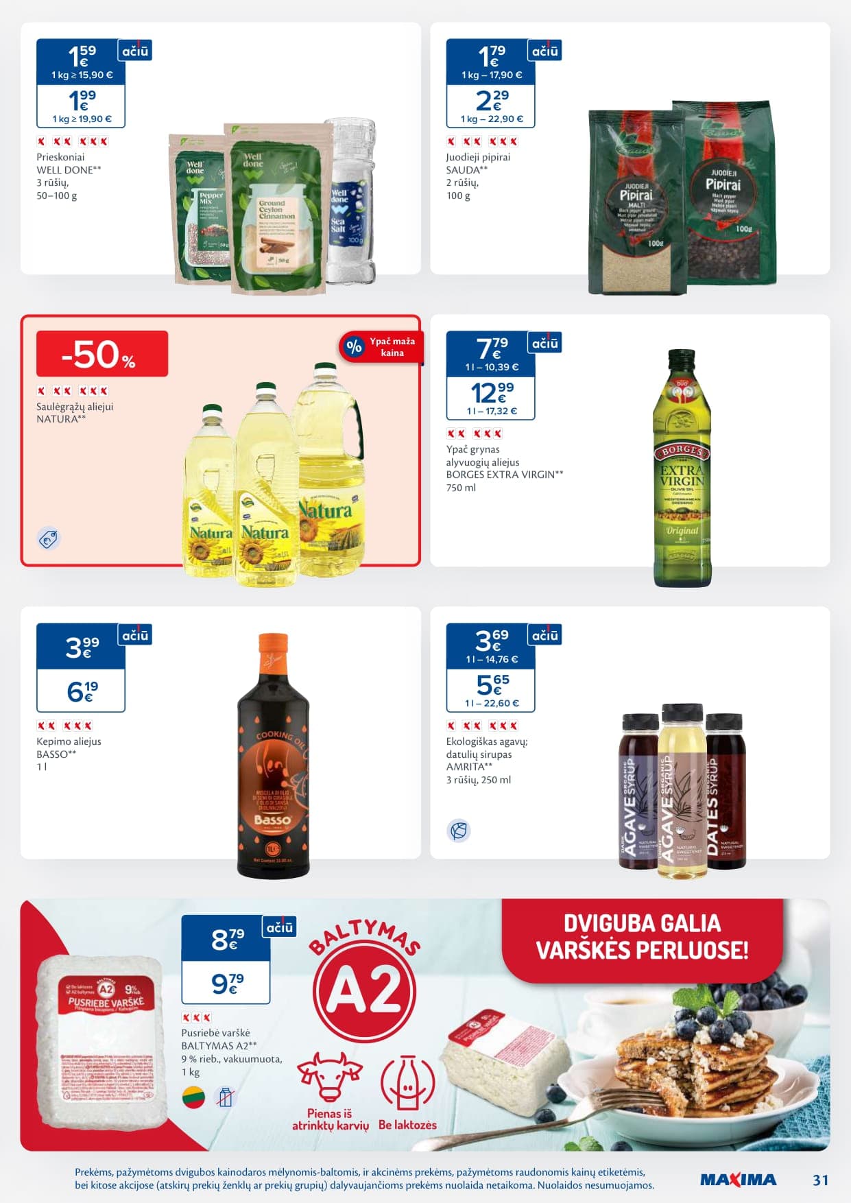 MAXIMA akcijų ir nuolaidų leidinys Nr. 9 nuo 2026.02.24 iki 2026.03.02 - 31