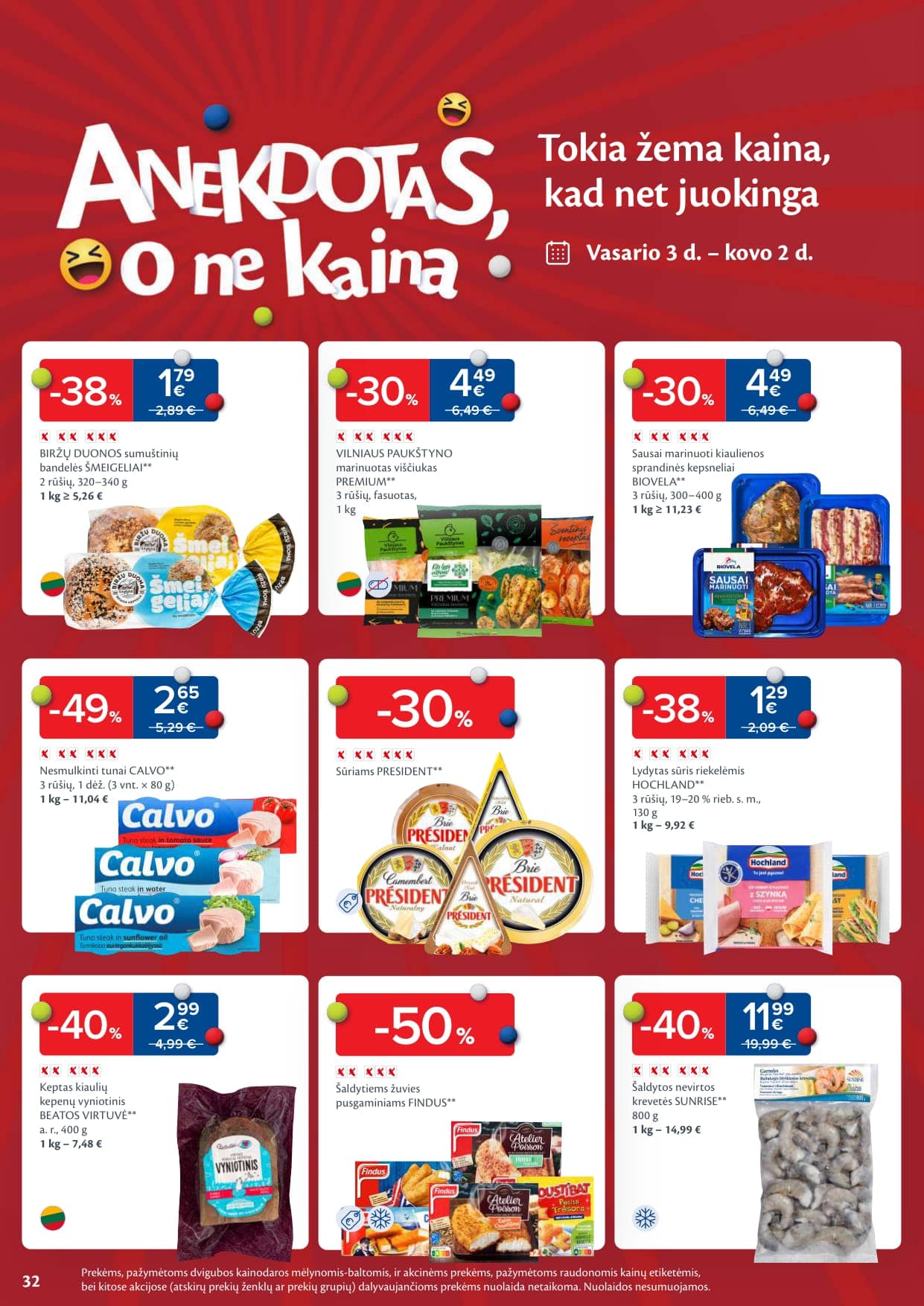 MAXIMA akcijų ir nuolaidų leidinys Nr. 9 nuo 2026.02.24 iki 2026.03.02 - 32