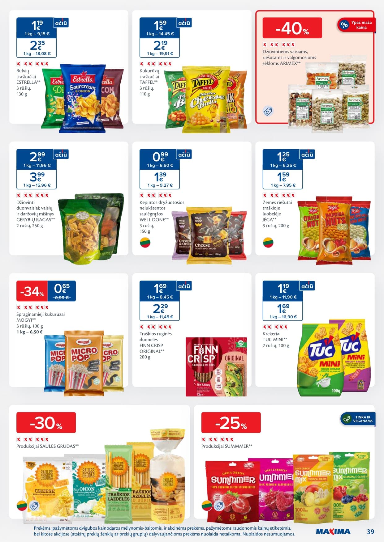 MAXIMA akcijų ir nuolaidų leidinys Nr. 9 nuo 2026.02.24 iki 2026.03.02 - 39