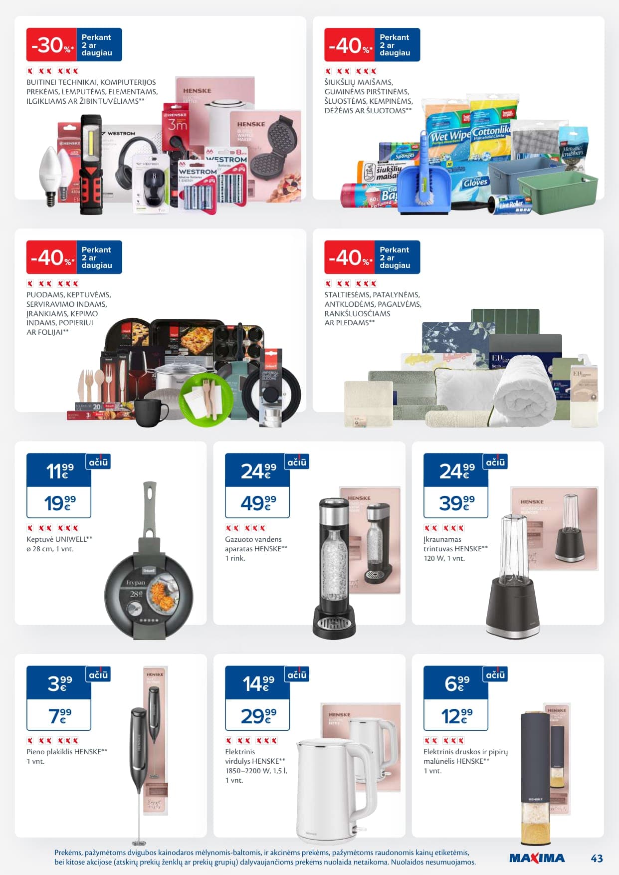 MAXIMA akcijų ir nuolaidų leidinys Nr. 9 nuo 2026.02.24 iki 2026.03.02 - 43