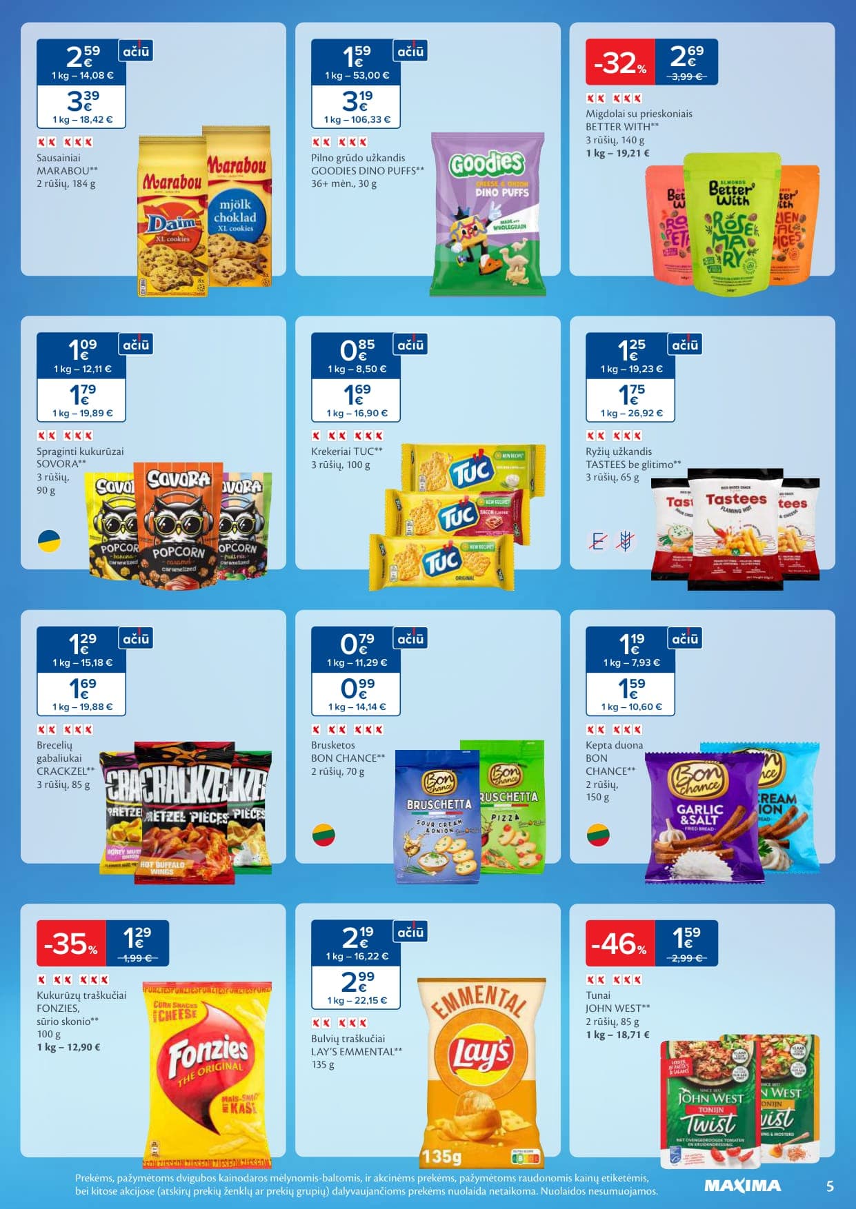 MAXIMA akcijų ir nuolaidų leidinys Nr. 9 nuo 2026.02.24 iki 2026.03.02 - 5