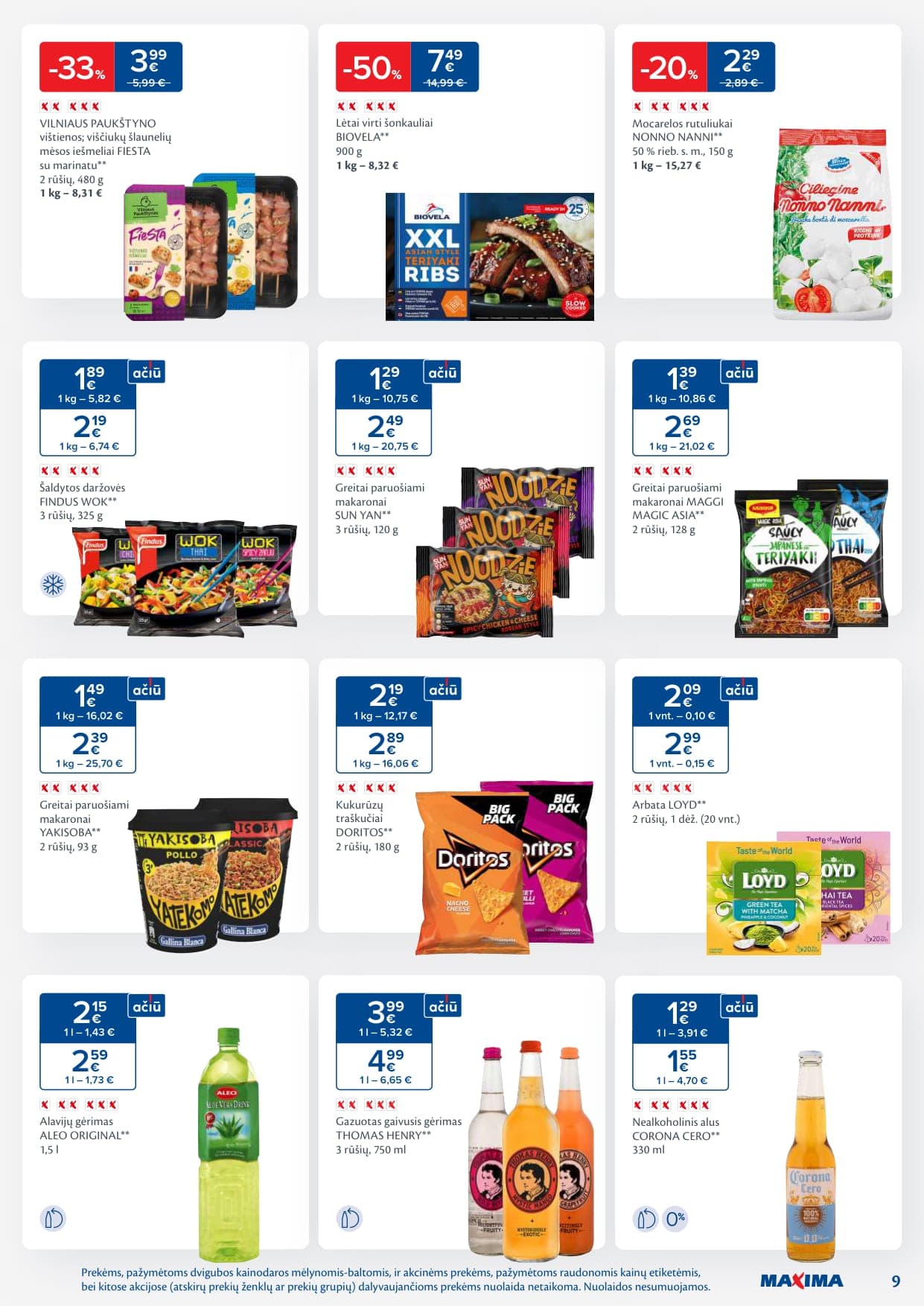 MAXIMA akcijų ir nuolaidų leidinys Nr. 9 nuo 2026.02.24 iki 2026.03.02 - 9