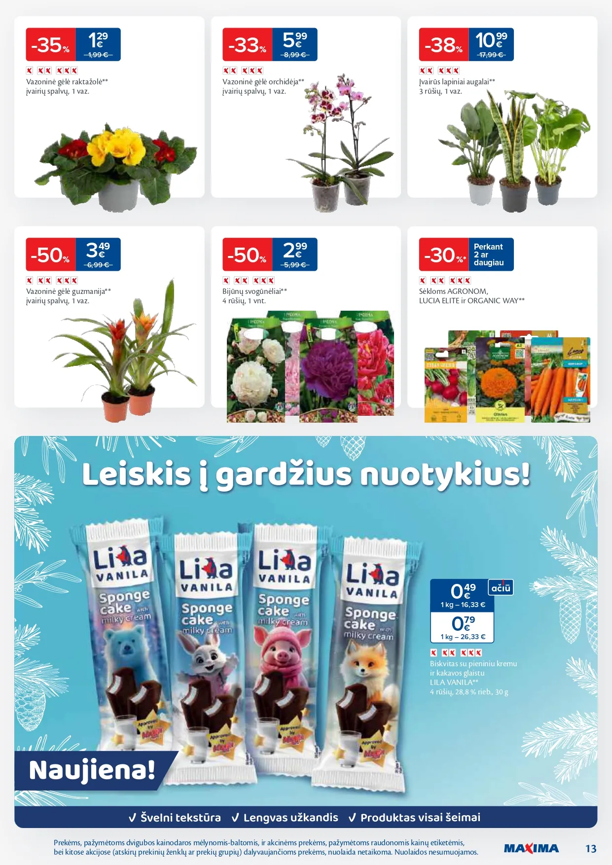 MAXIMA akcijų ir nuolaidų leidinys Nr. 6 nuo 2026.02.03 iki 2026.02.09 - 13