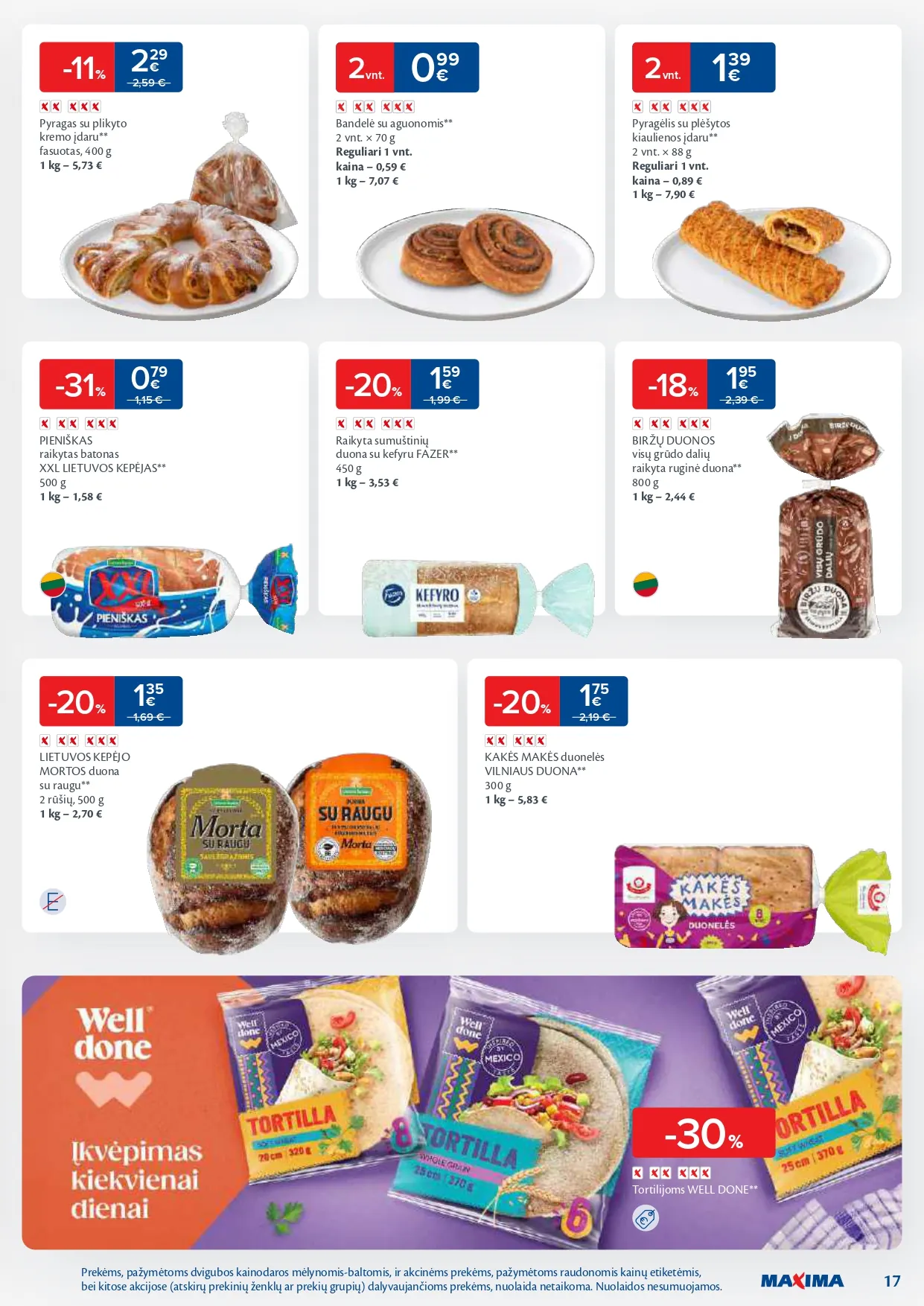 MAXIMA akcijų ir nuolaidų leidinys Nr. 6 nuo 2026.02.03 iki 2026.02.09 - 17