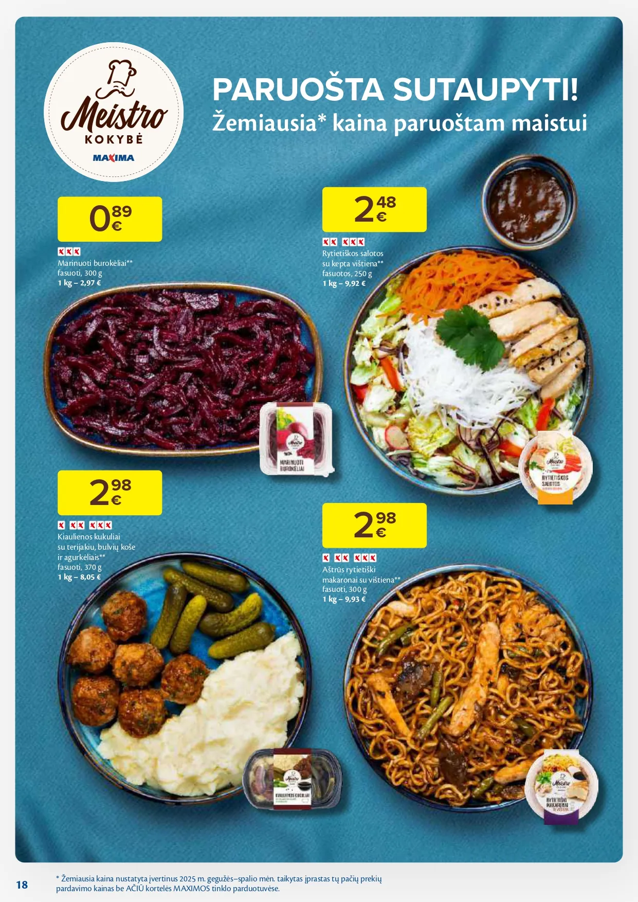 MAXIMA akcijų ir nuolaidų leidinys Nr. 6 nuo 2026.02.03 iki 2026.02.09 - 18