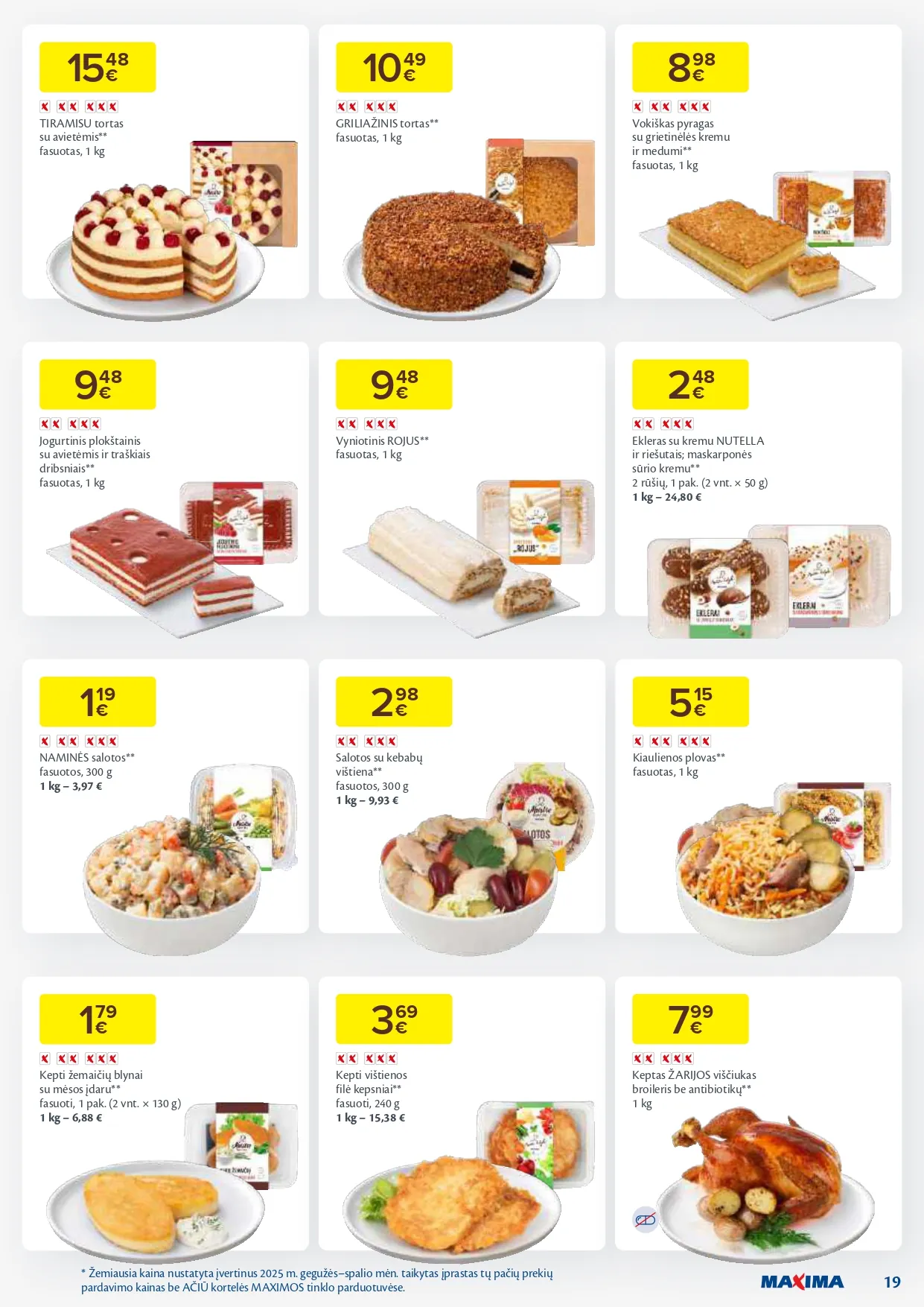 MAXIMA akcijų ir nuolaidų leidinys Nr. 6 nuo 2026.02.03 iki 2026.02.09 - 19