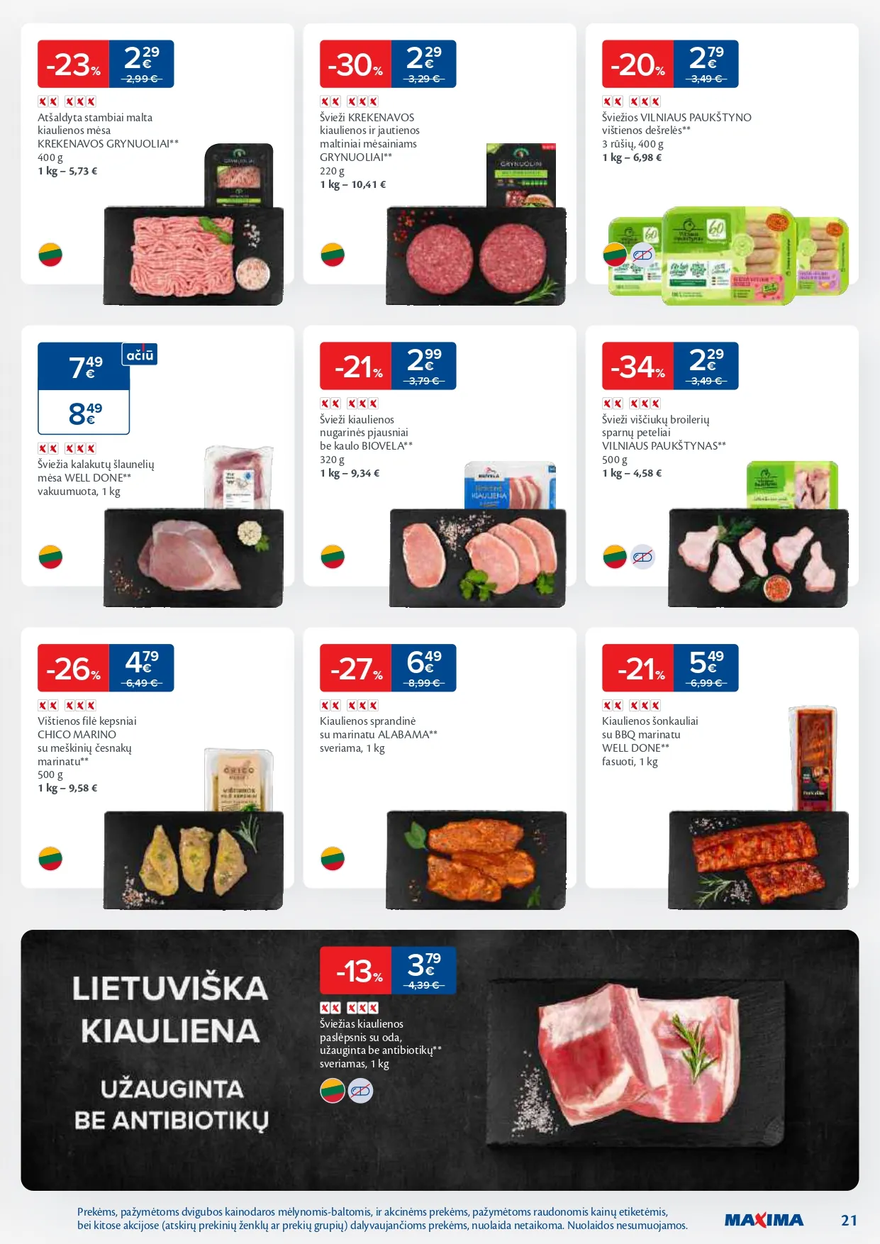 MAXIMA akcijų ir nuolaidų leidinys Nr. 6 nuo 2026.02.03 iki 2026.02.09 - 21