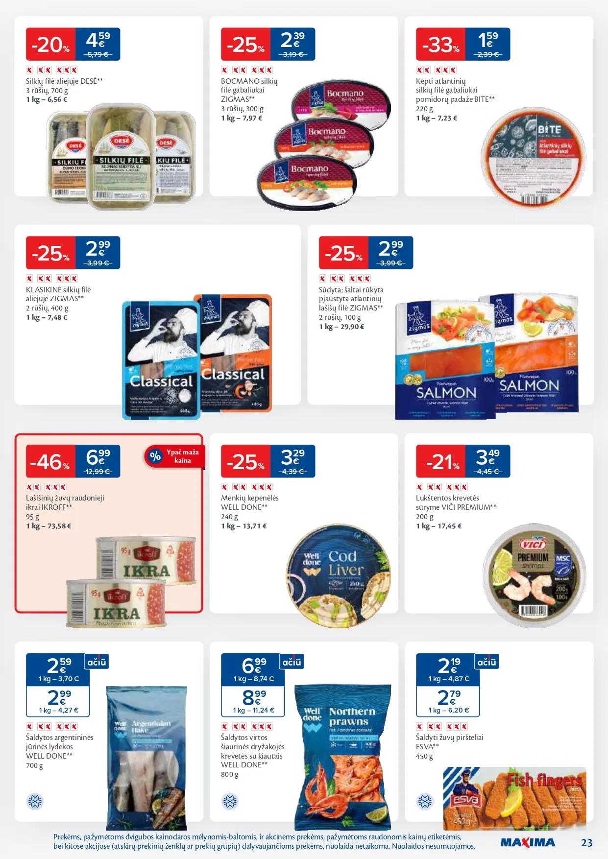 MAXIMA akcijų ir nuolaidų leidinys Nr. 6 nuo 2026.02.03 iki 2026.02.09 - 23