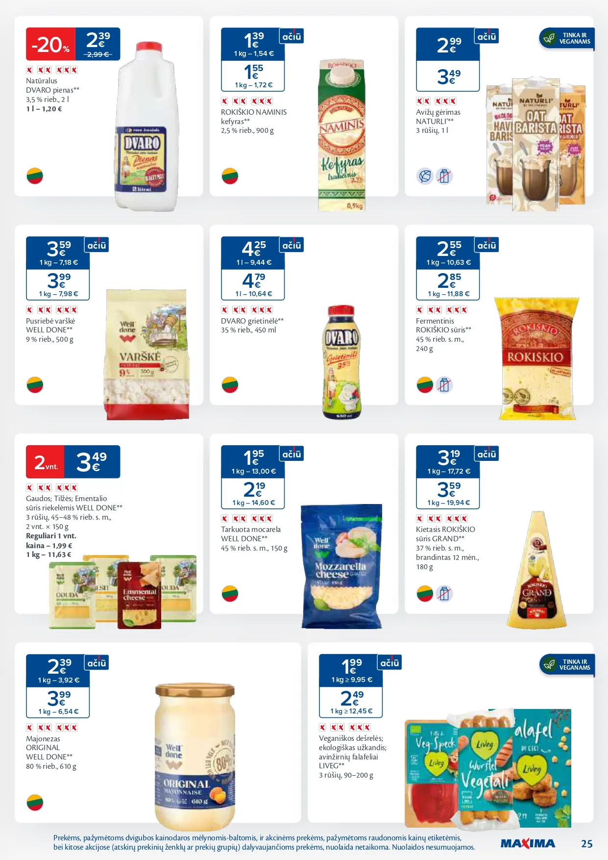 MAXIMA akcijų ir nuolaidų leidinys Nr. 6 nuo 2026.02.03 iki 2026.02.09 - 25