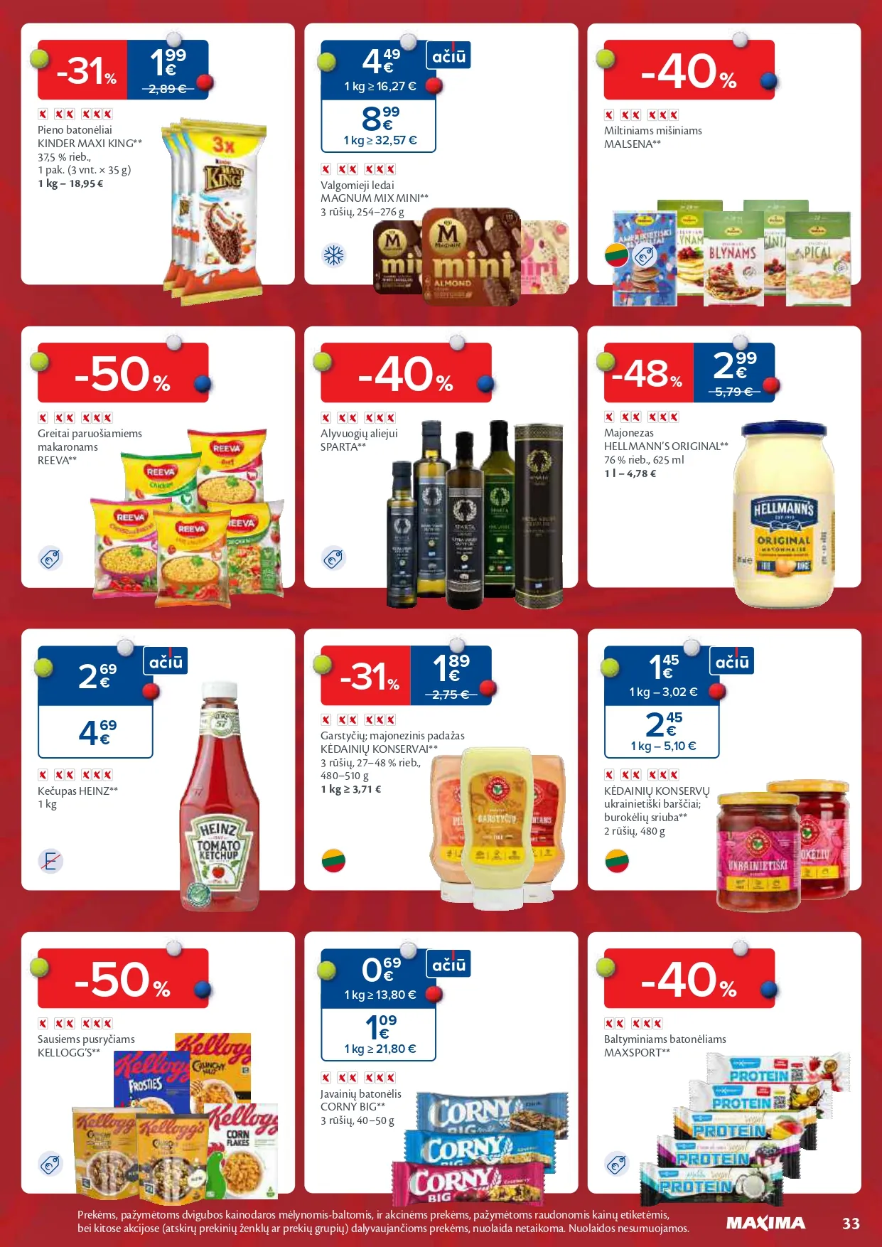 MAXIMA akcijų ir nuolaidų leidinys Nr. 6 nuo 2026.02.03 iki 2026.02.09 - 33