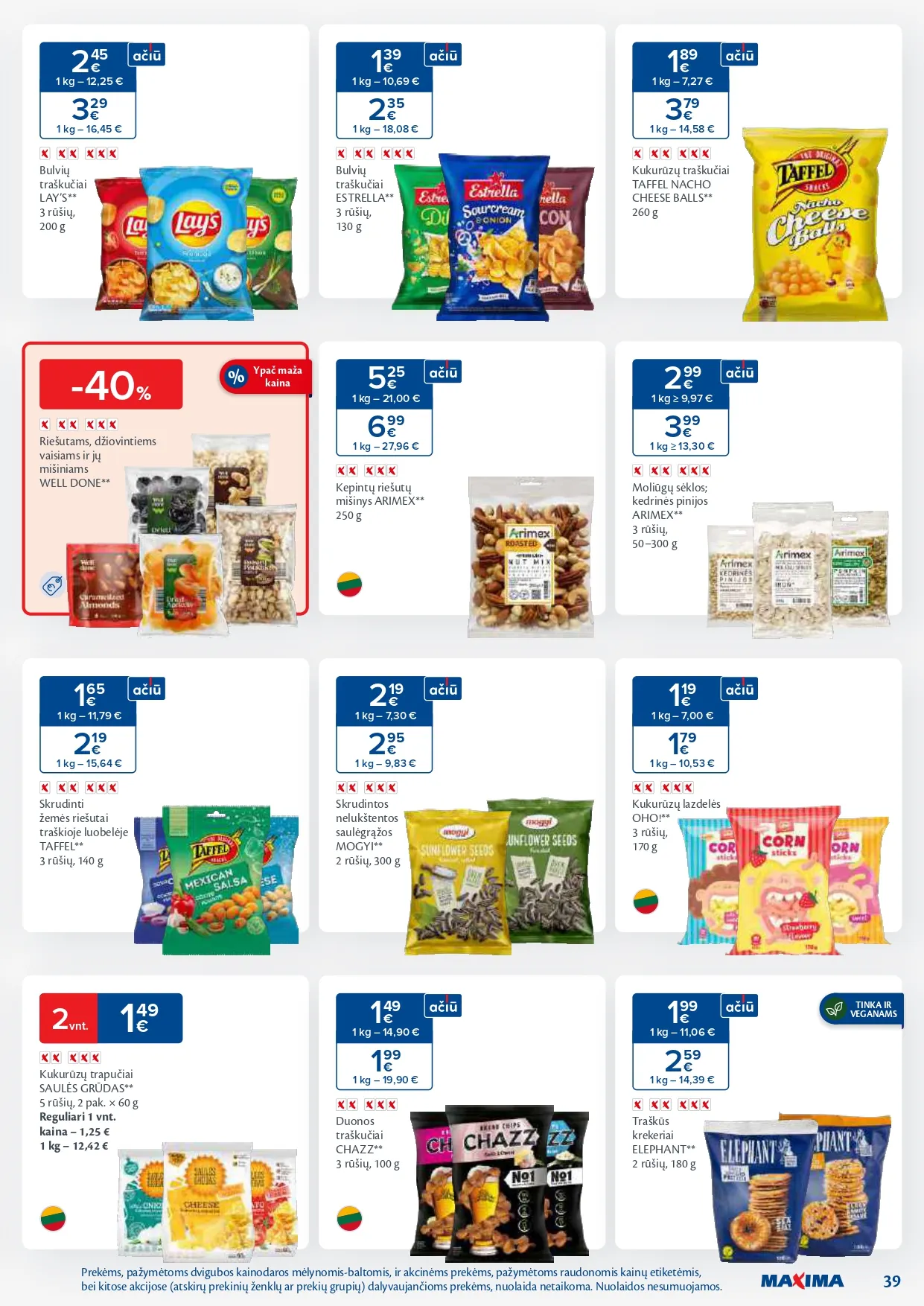 MAXIMA akcijų ir nuolaidų leidinys Nr. 6 nuo 2026.02.03 iki 2026.02.09 - 39