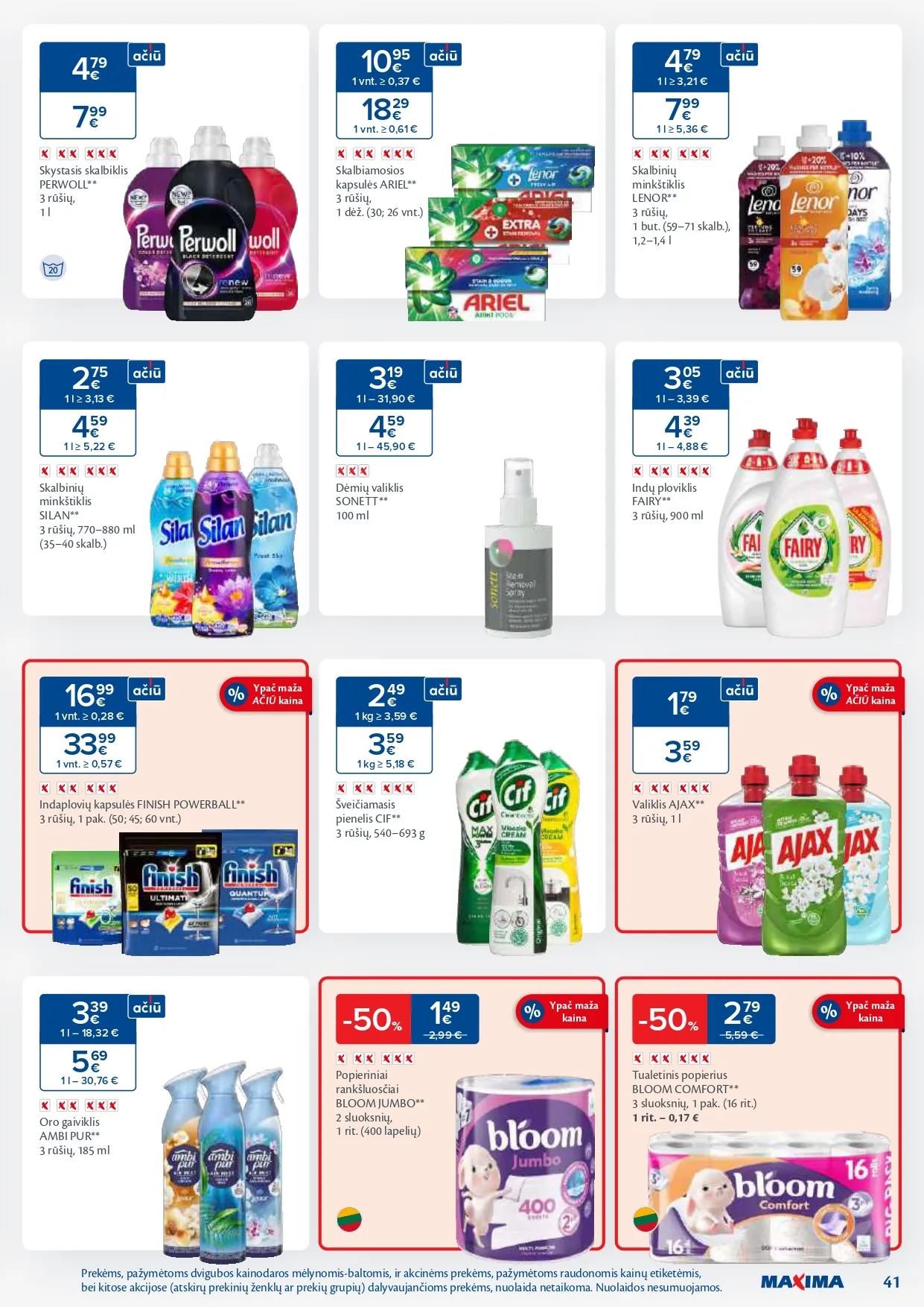 MAXIMA akcijų ir nuolaidų leidinys Nr. 6 nuo 2026.02.03 iki 2026.02.09 - 41