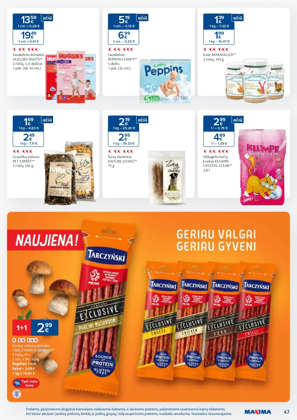 MAXIMA akcijų ir nuolaidų leidinys Nr. 6 nuo 2026.02.03 iki 2026.02.09 - 47