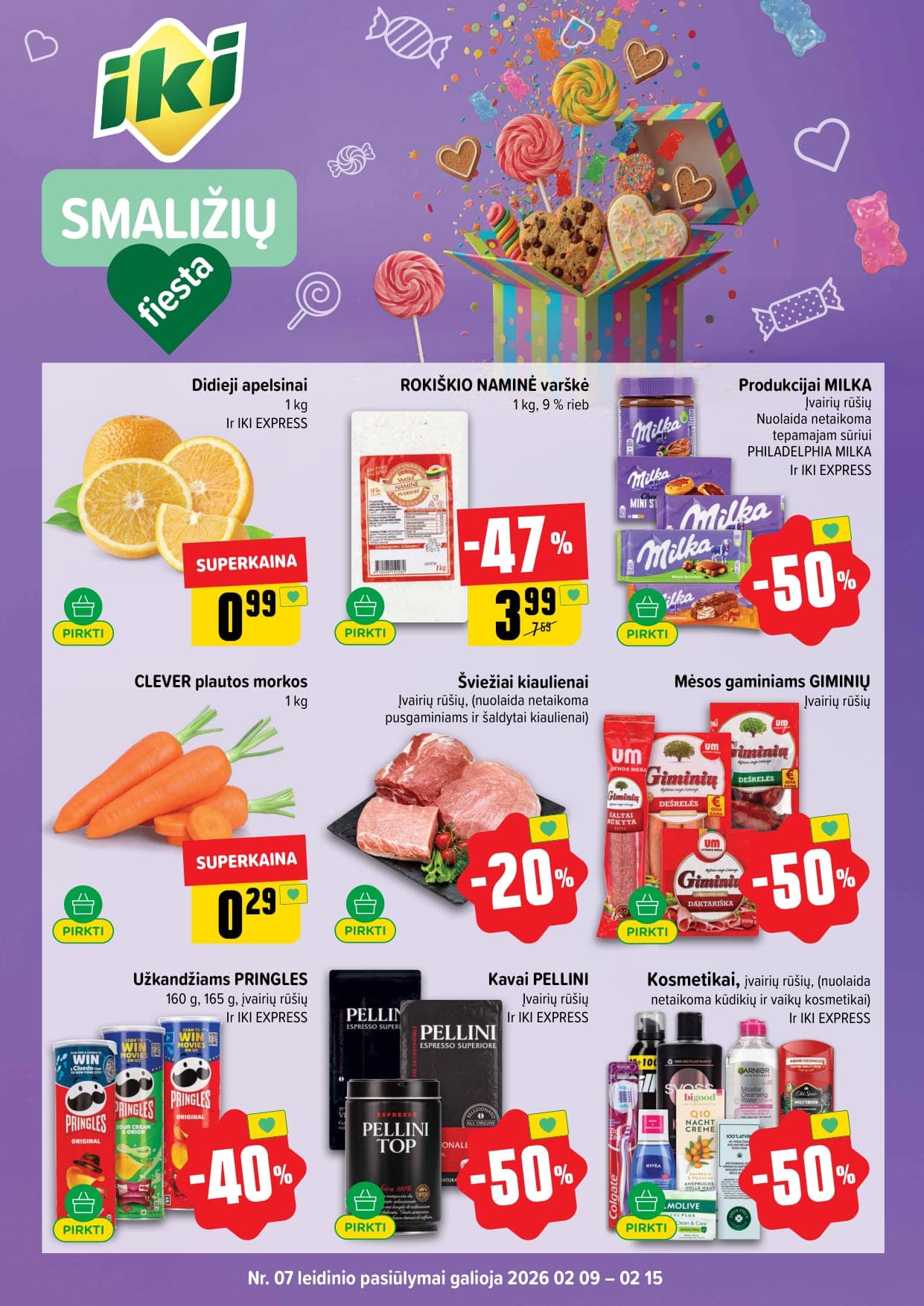 IKI akcijų ir nuolaidų leidinys Nr. 7 nuo 2026.02.09 iki 2026.02.15 - 1