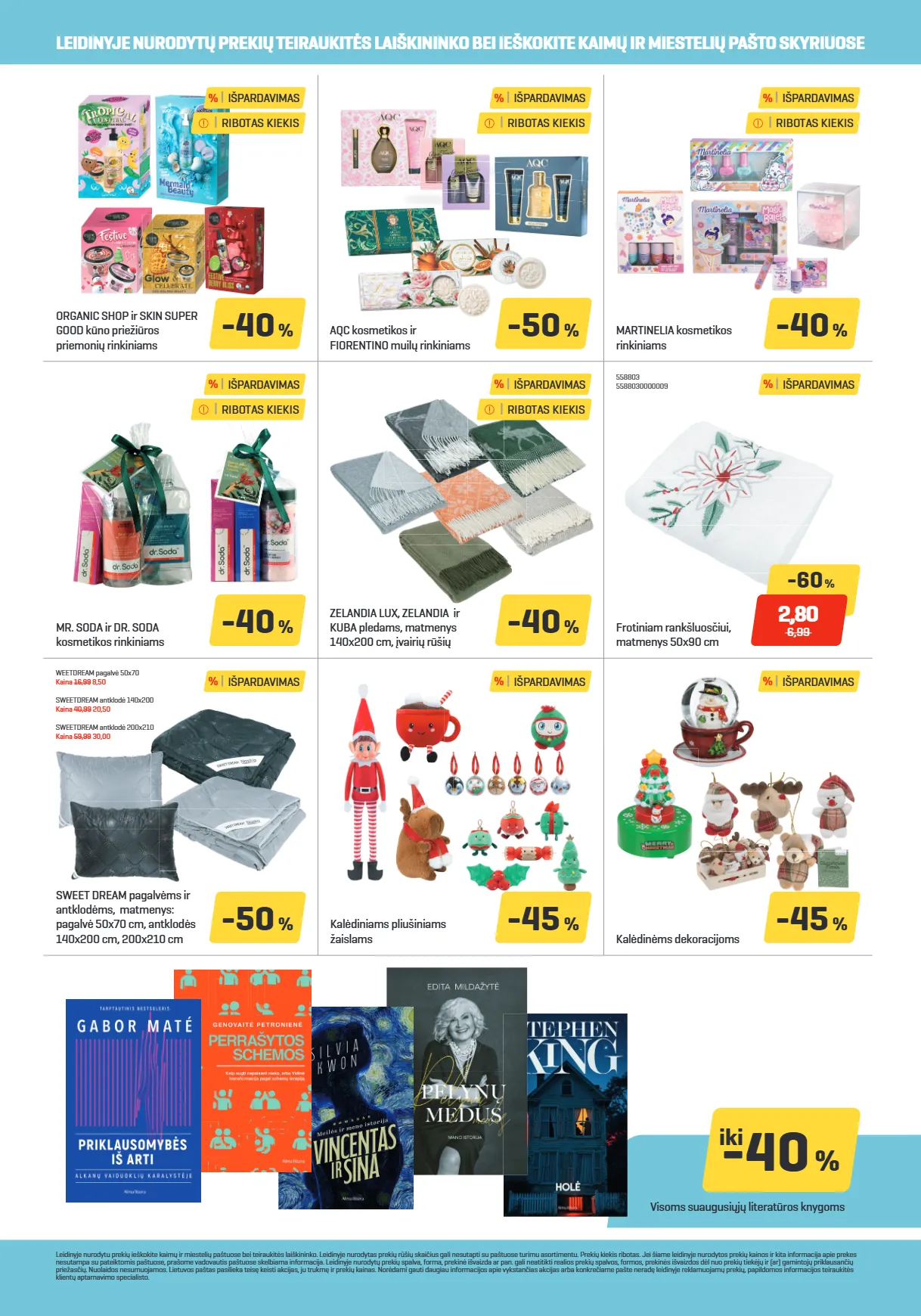 LIETUVOS PAŠTAS akcijų ir nuolaidų leidinys nuo 2026.01.01 iki 2026.01.31