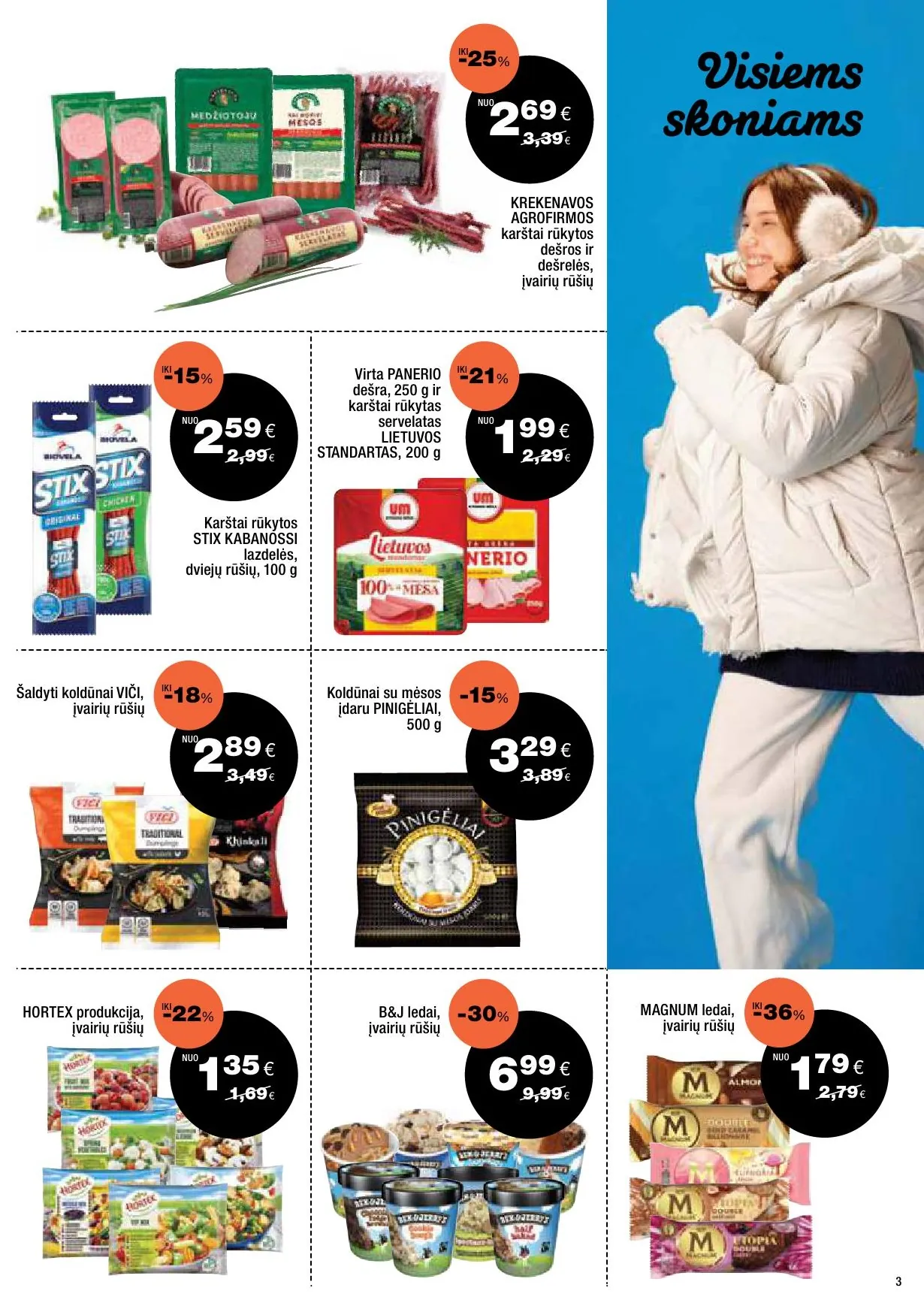 EXPRESS MARKET akcijų ir nuolaidų leidinys nuo 2026.01.04 iki 2026.01.24 - 3