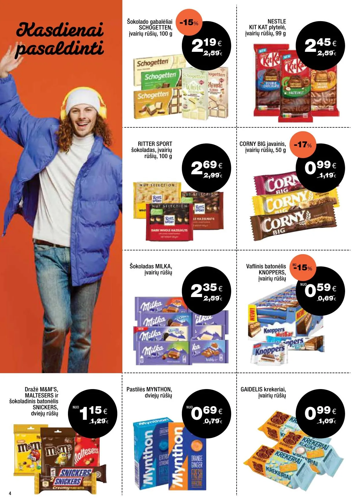 EXPRESS MARKET akcijų ir nuolaidų leidinys nuo 2026.01.04 iki 2026.01.24 - 4