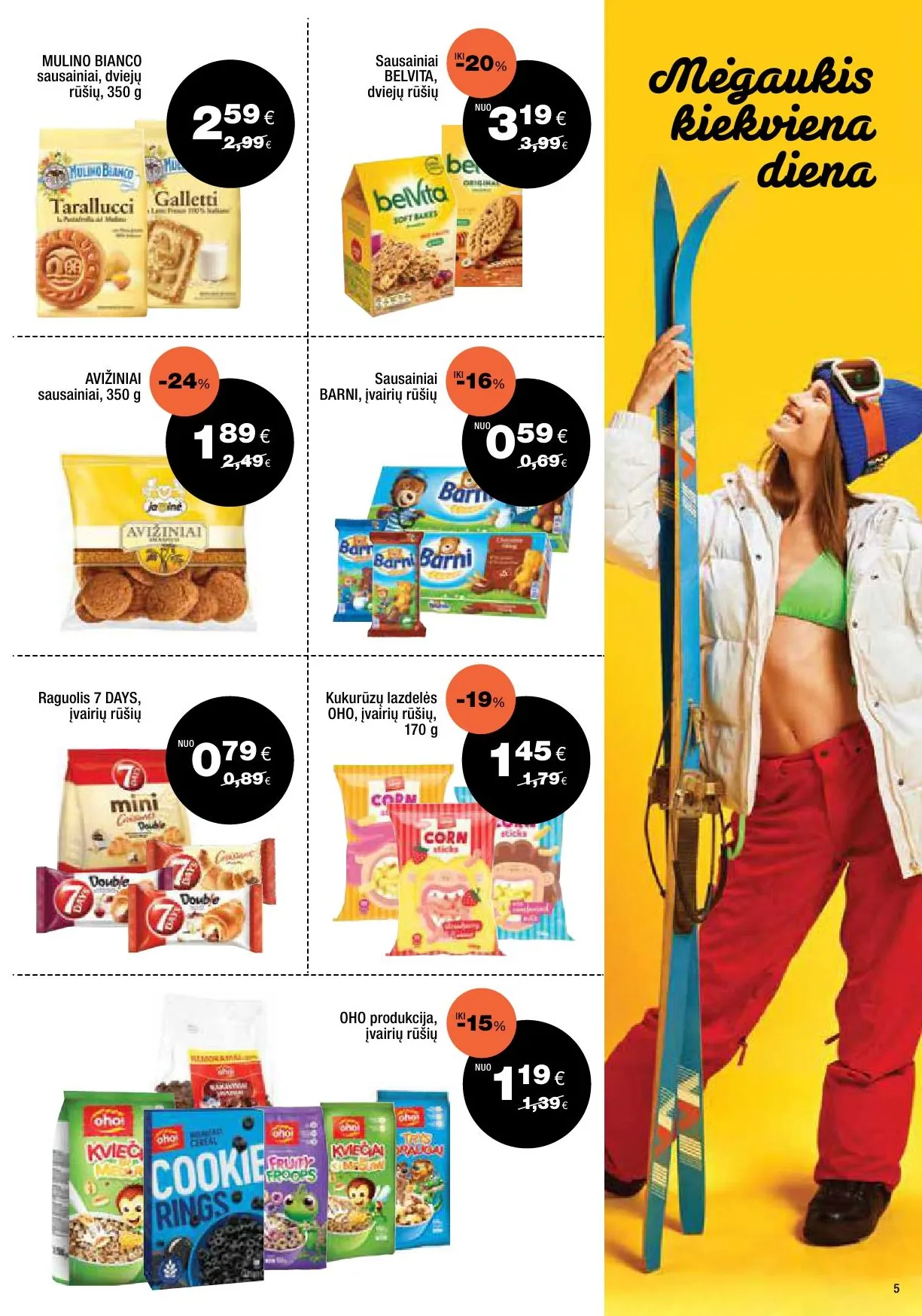 EXPRESS MARKET akcijų ir nuolaidų leidinys nuo 2026.01.04 iki 2026.01.24 - 5