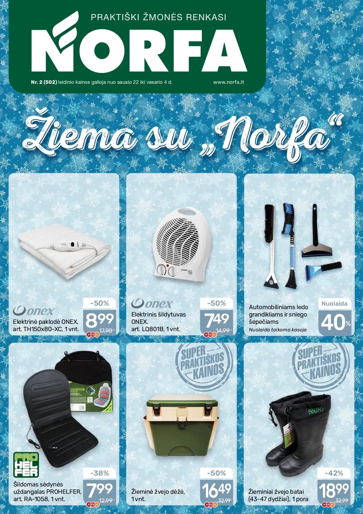 NORFA akcijų ir nuolaidų leidinys Nr. 2 nuo 2026.01.22 iki 2026.02.04 - 1