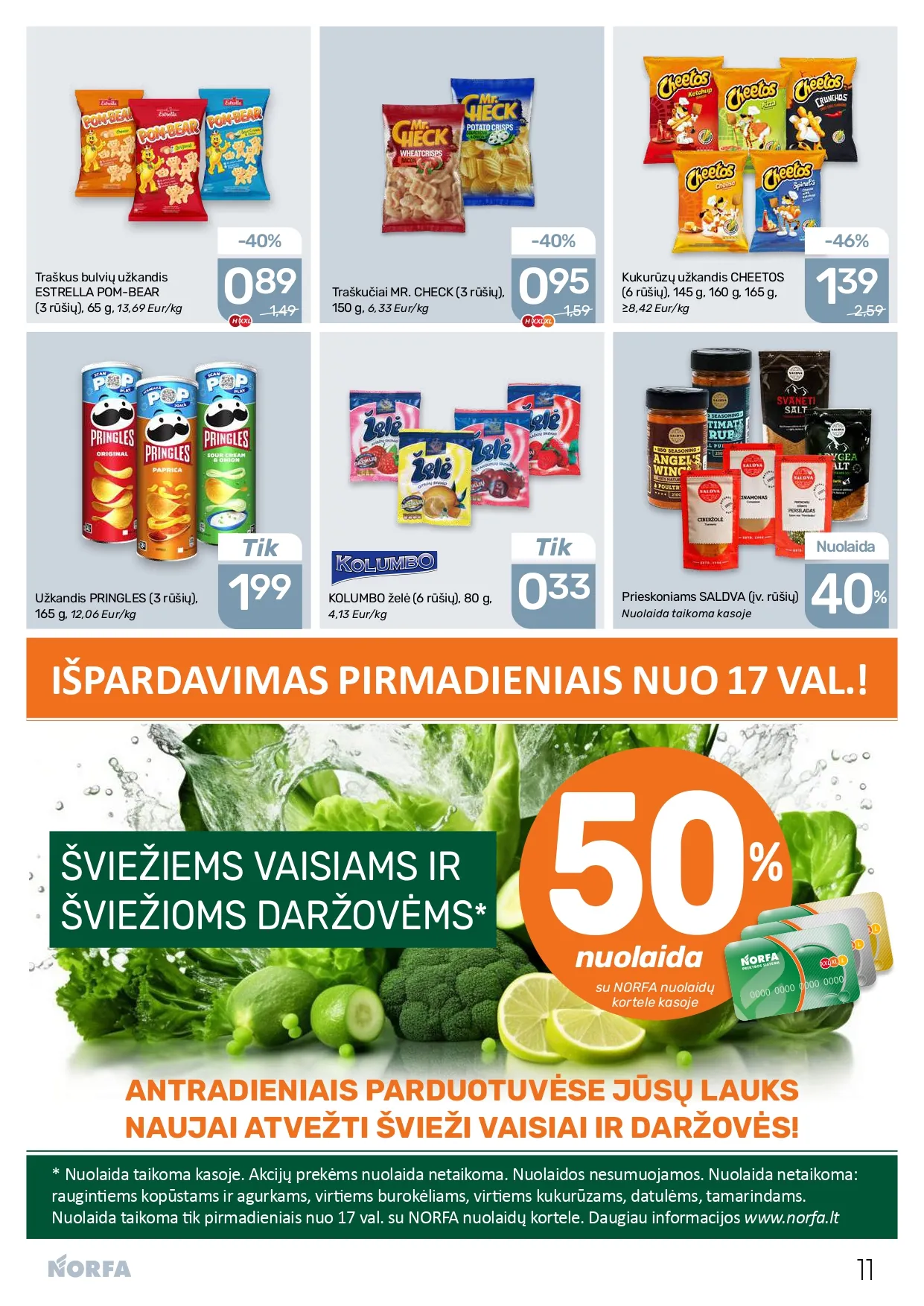 NORFA akcijų ir nuolaidų leidinys Nr. 2 nuo 2026.01.22 iki 2026.02.04 - 11