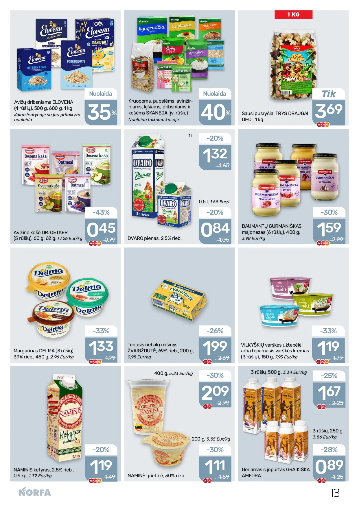 NORFA akcijų ir nuolaidų leidinys Nr. 2 nuo 2026.01.22 iki 2026.02.04 - 13