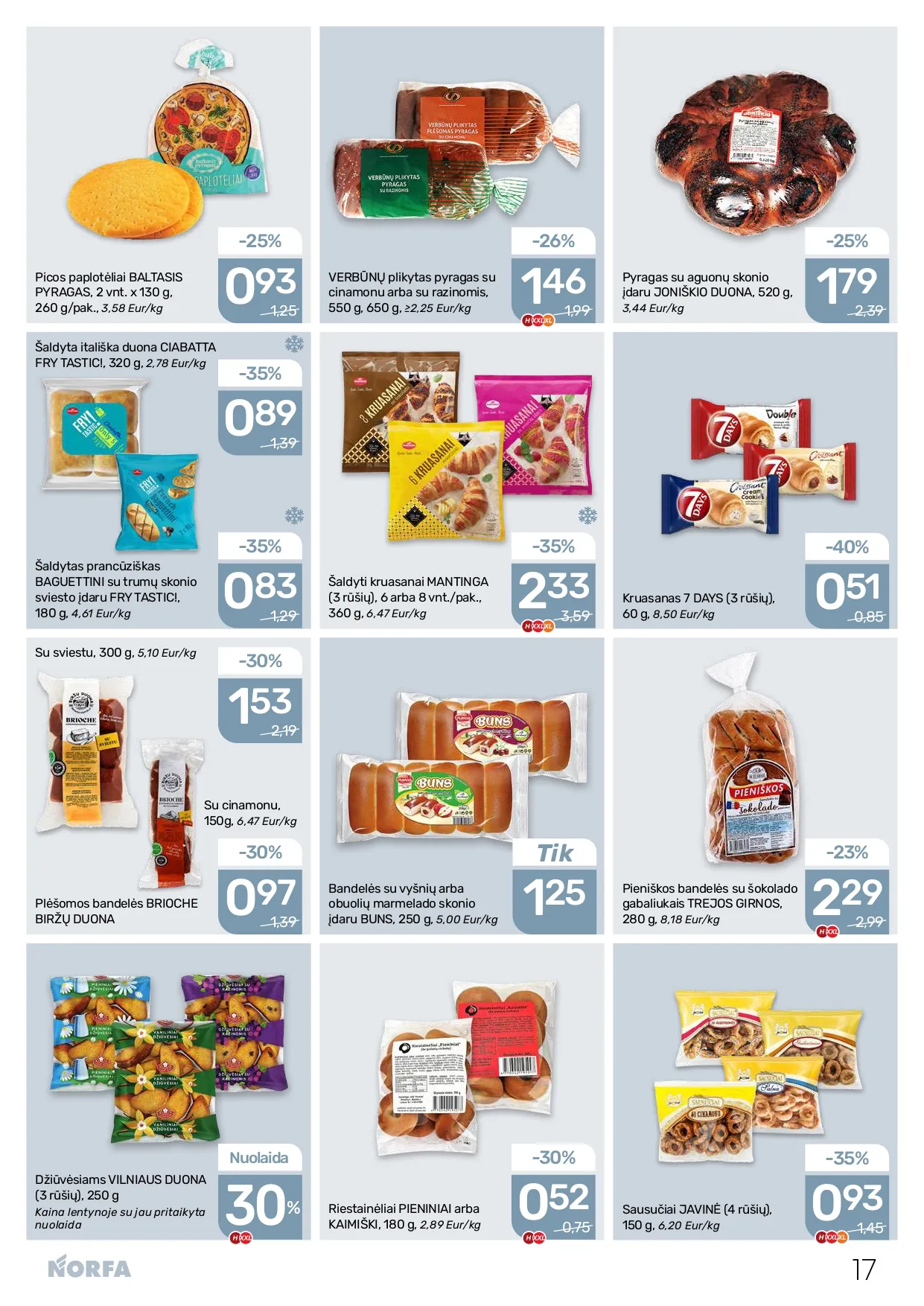 NORFA akcijų ir nuolaidų leidinys Nr. 2 nuo 2026.01.22 iki 2026.02.04 - 17