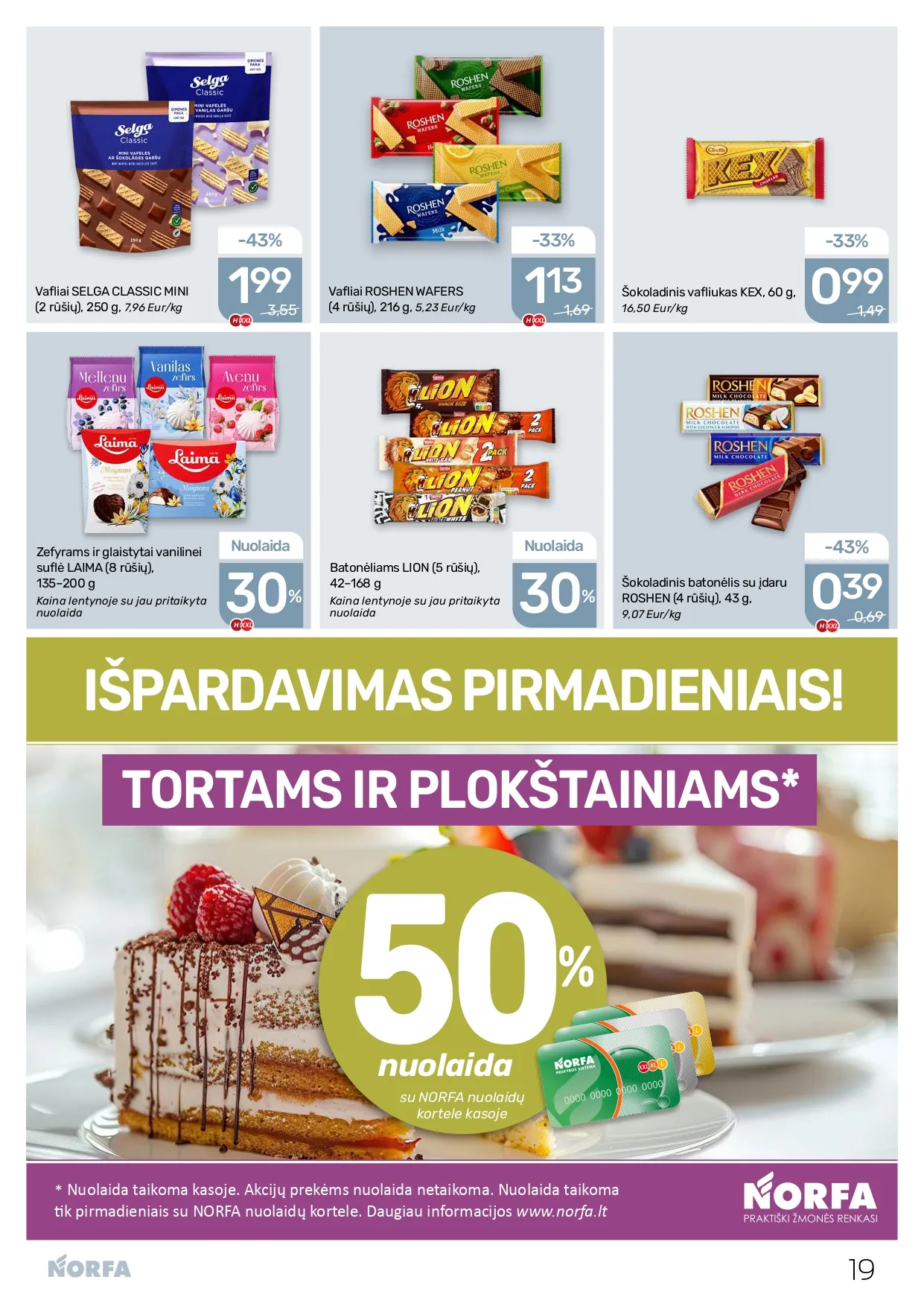 NORFA akcijų ir nuolaidų leidinys Nr. 2 nuo 2026.01.22 iki 2026.02.04 - 19