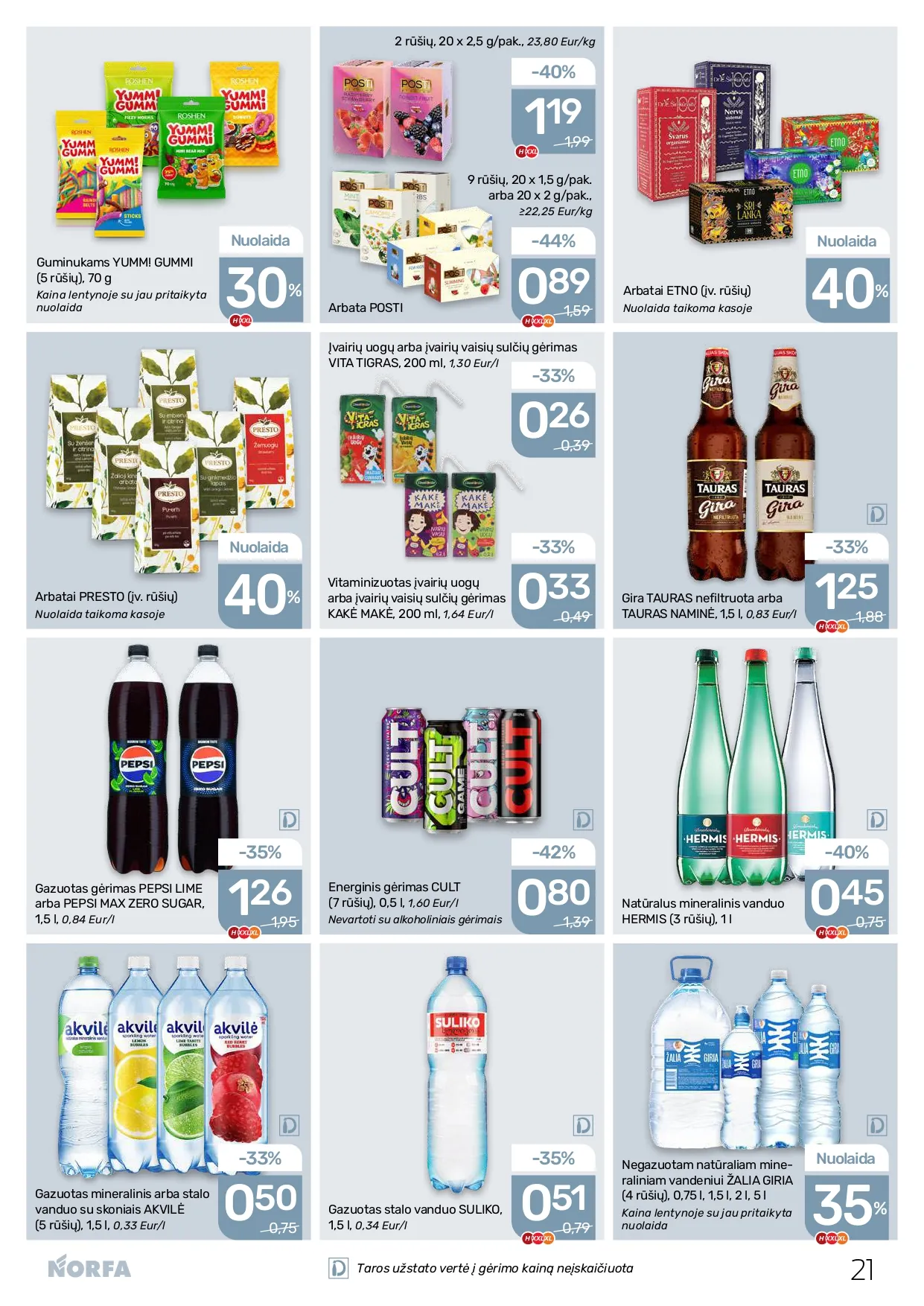 NORFA akcijų ir nuolaidų leidinys Nr. 2 nuo 2026.01.22 iki 2026.02.04 - 21