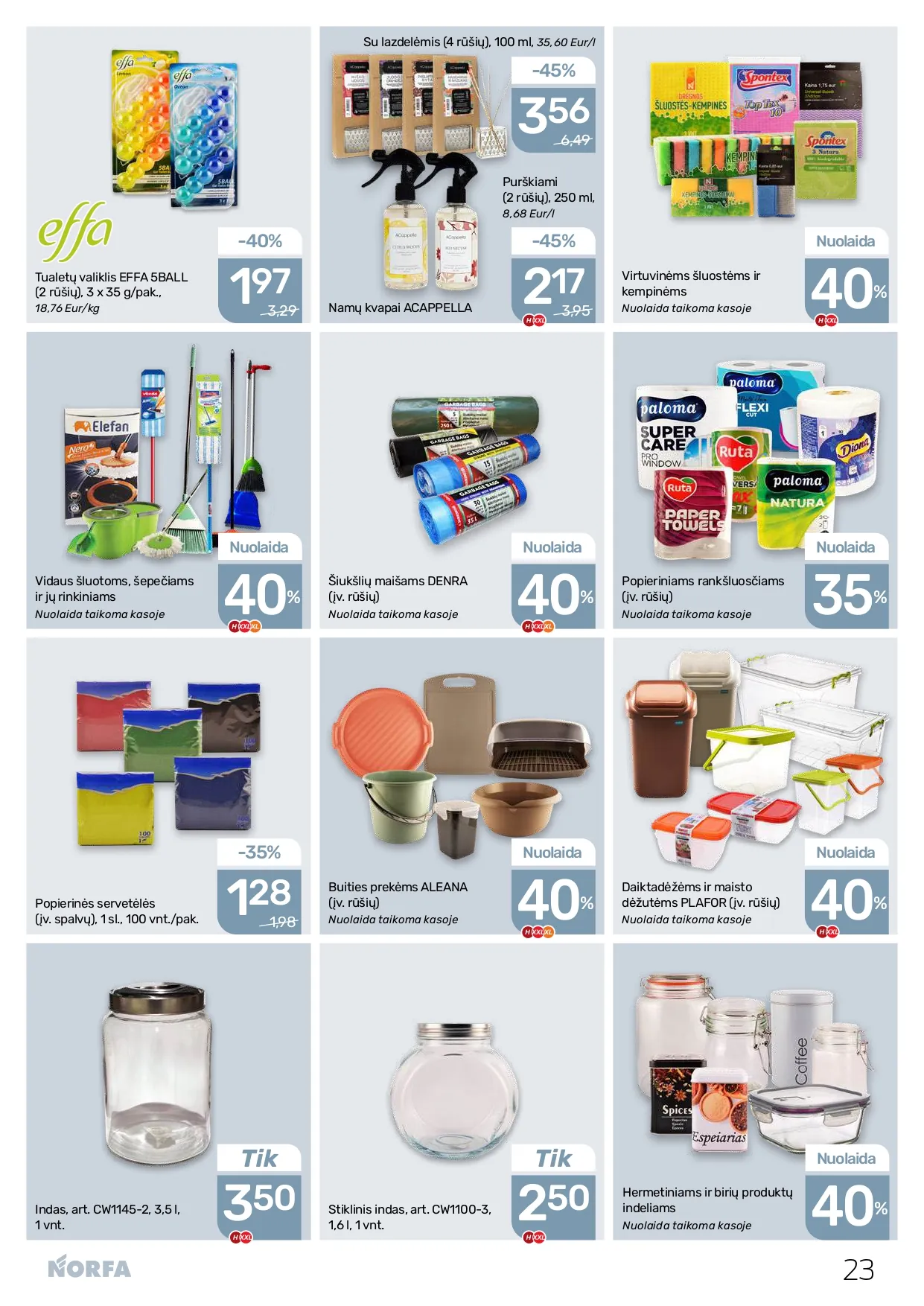 NORFA akcijų ir nuolaidų leidinys Nr. 2 nuo 2026.01.22 iki 2026.02.04 - 23